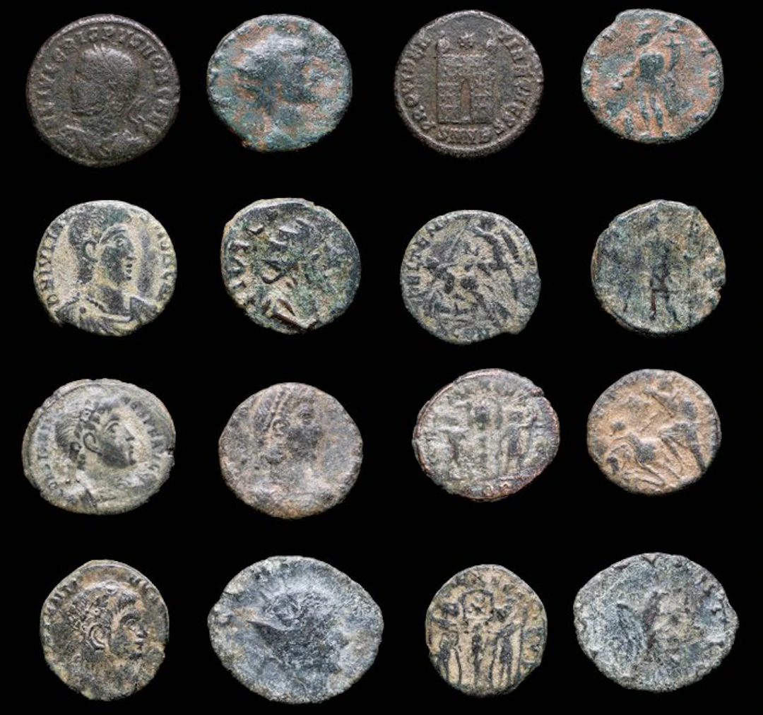 Roman Empire Lot of 8 coins minted between the 3rd and 4th centuries AD