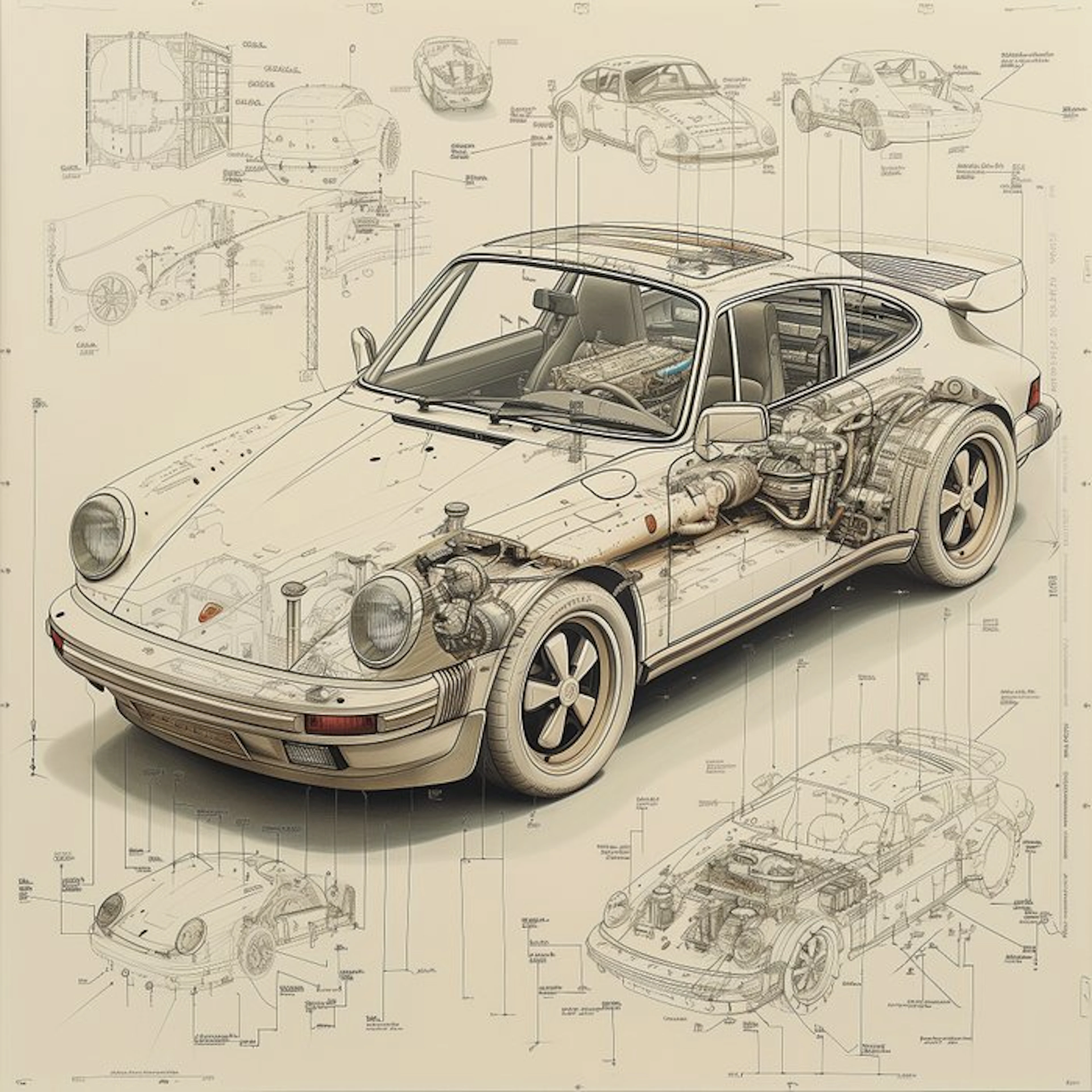 CREATIVE_HUB - PORSCHE 911 TURBO WORKING MANUAL