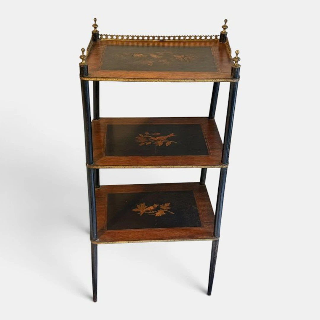 Étagère - Ebony, Macassar Ebony, Gilt bronze