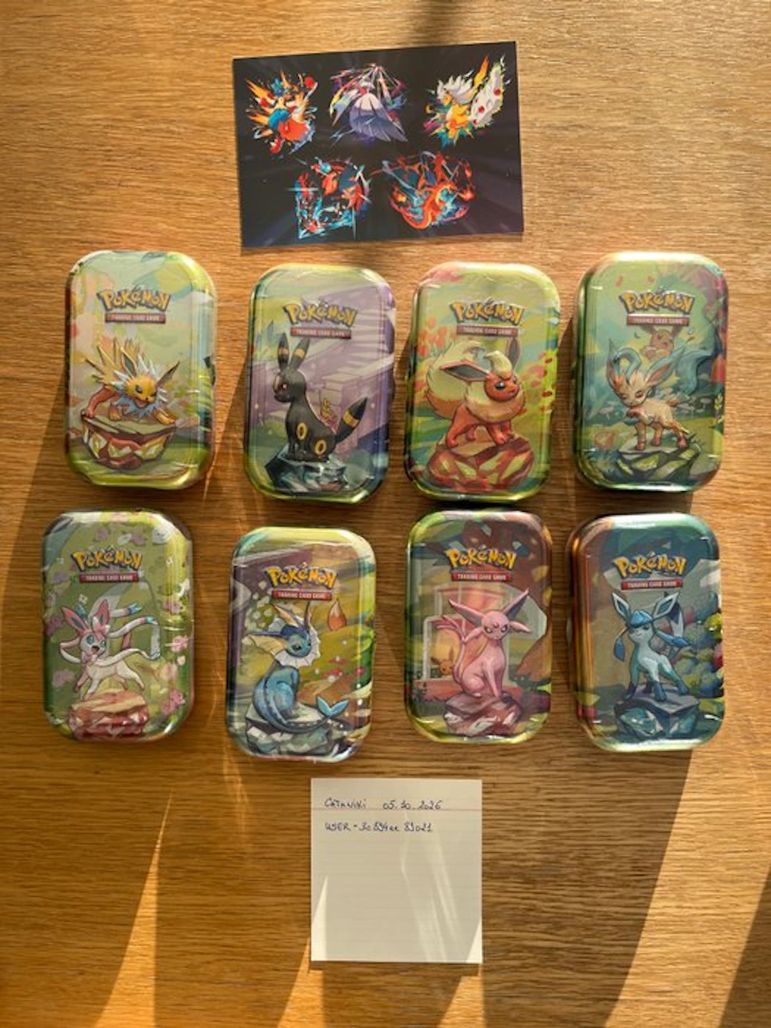 Pokémon - 8 Complete set - Scarlet & Violet - Prismatic Evolutions