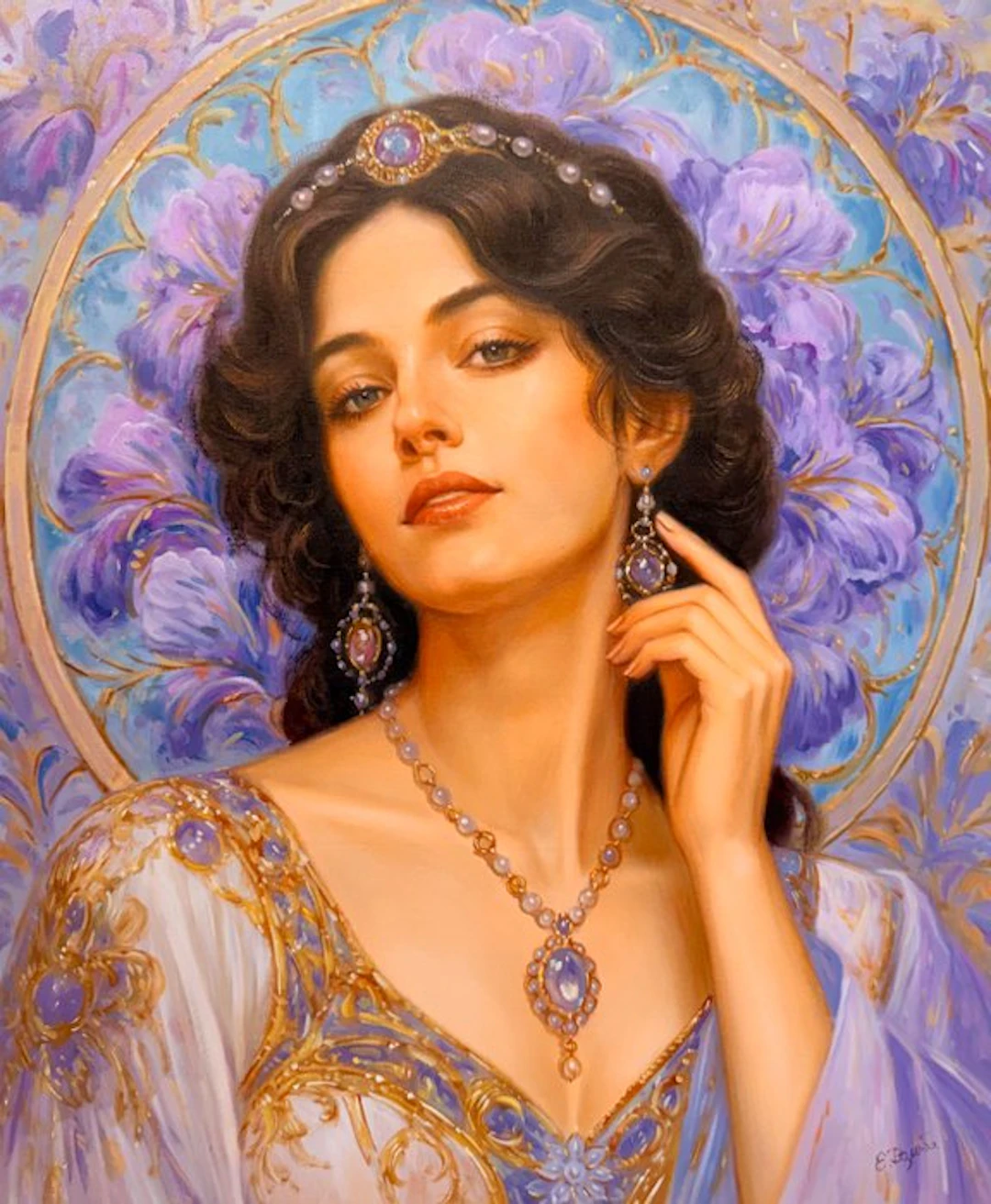 Ekaterina Dzuba (1982) - Aphrodite aux Améthystes