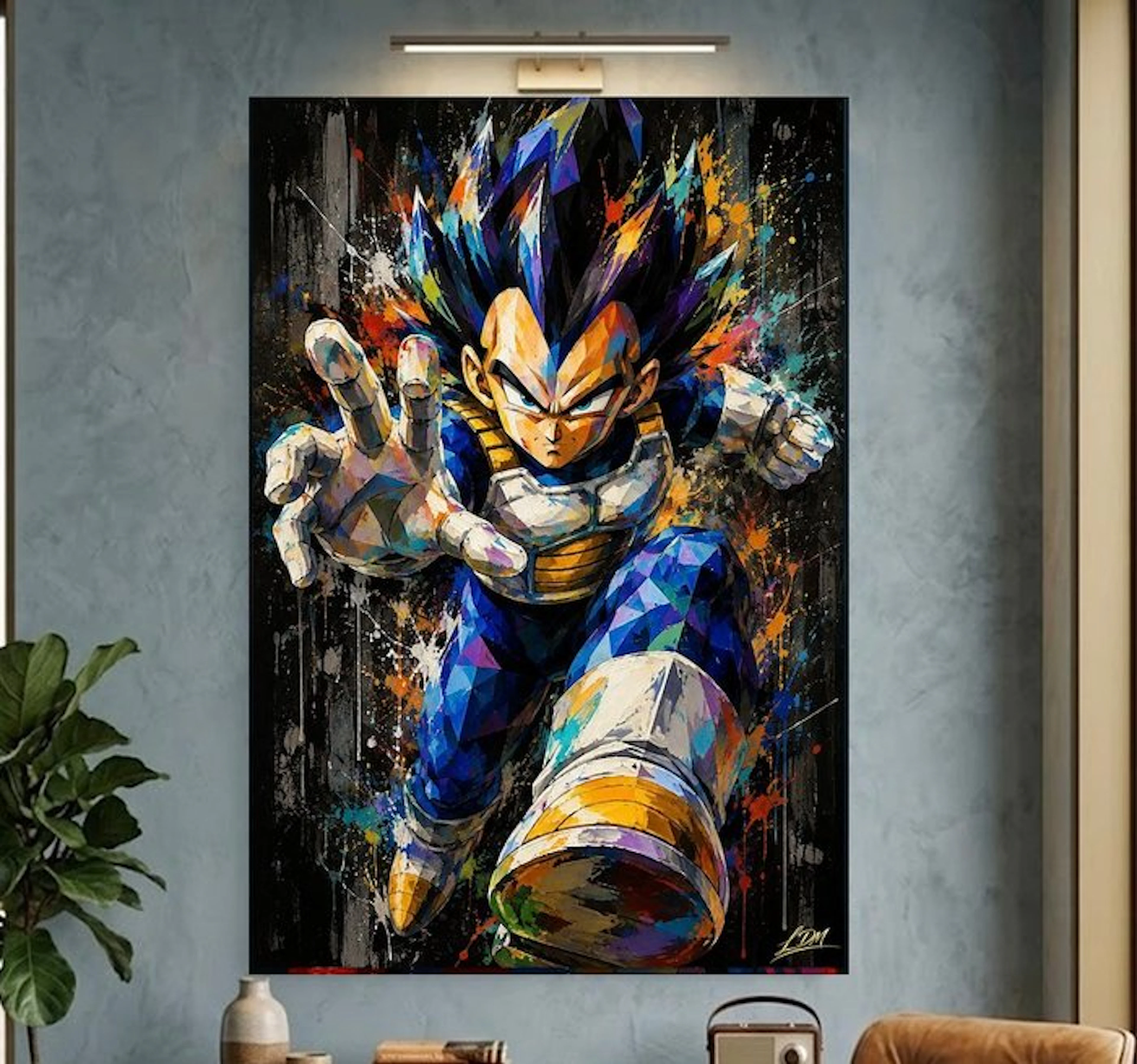 Ldm. - “Vegeta – Energia Saiyan” by LDM - Tela XXL –...