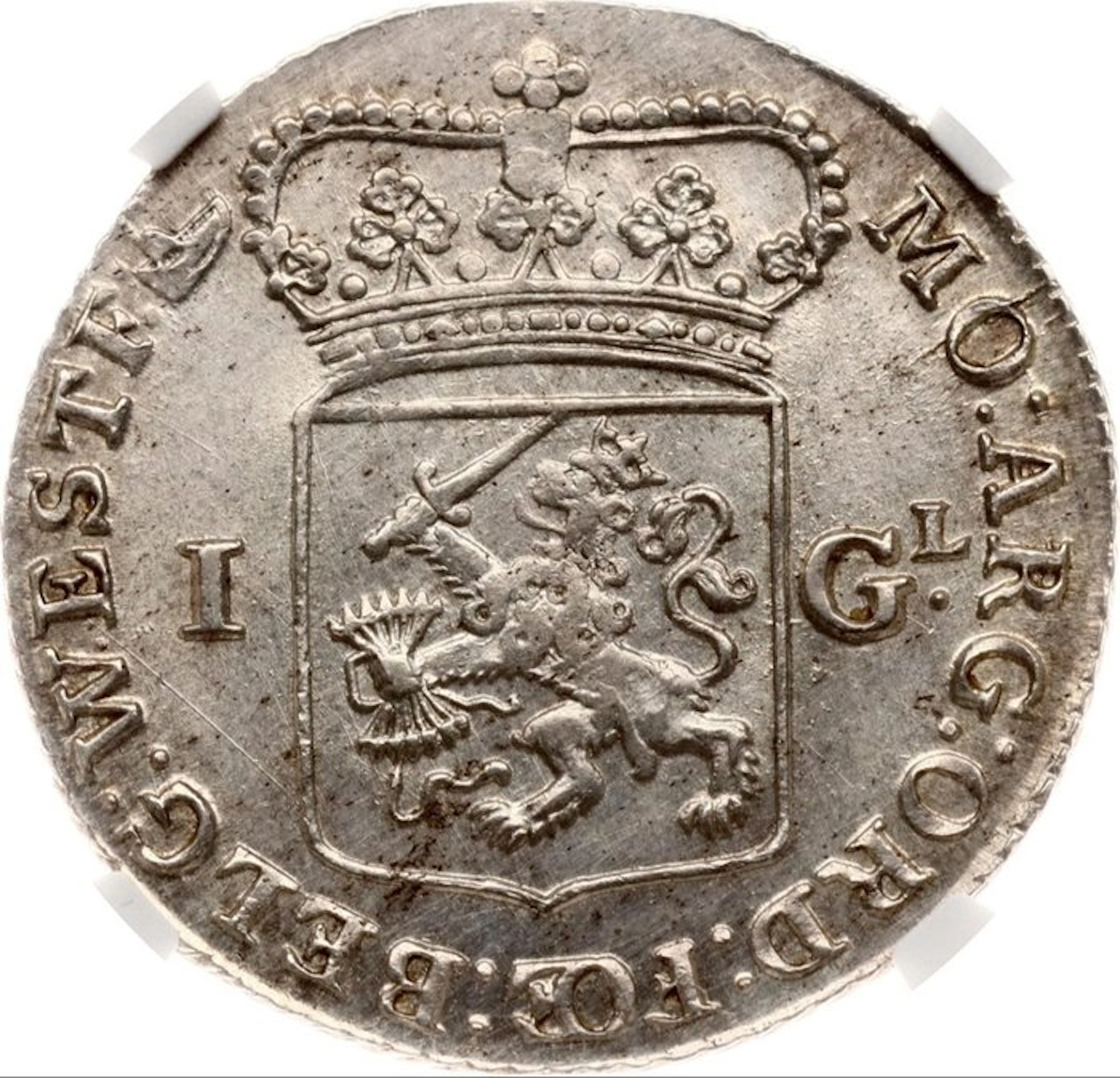 Netherlands, West Friesland 1 Gulden 1764 (NGC UNC) (No reserve price)