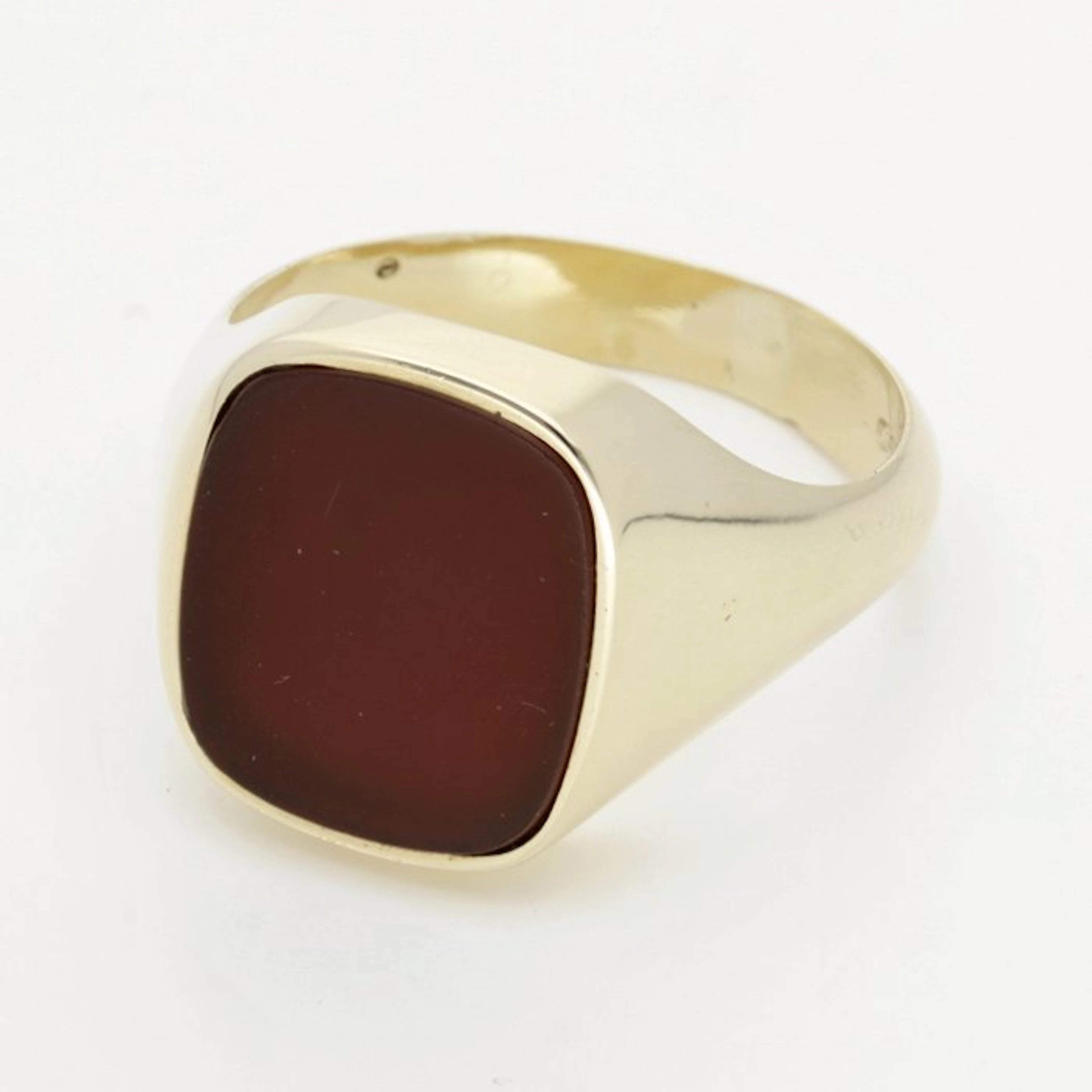 Ring - 14 kt. Yellow gold - Carnelian