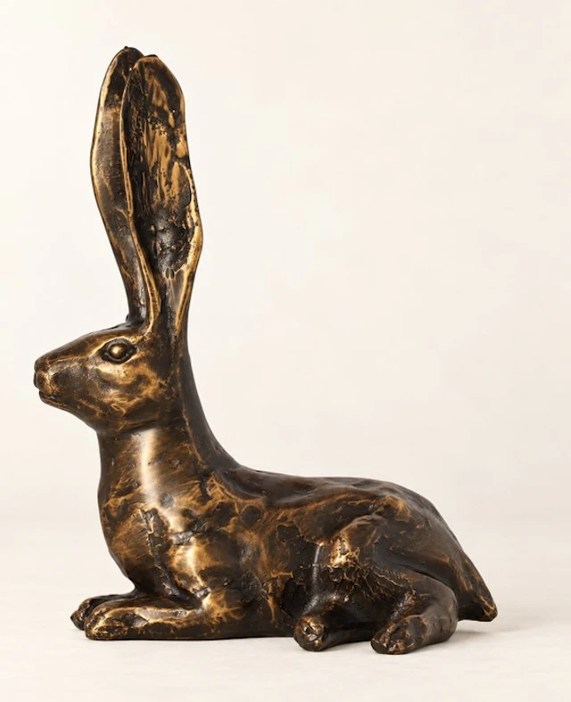 Figurine - Haas is rust - Bronze