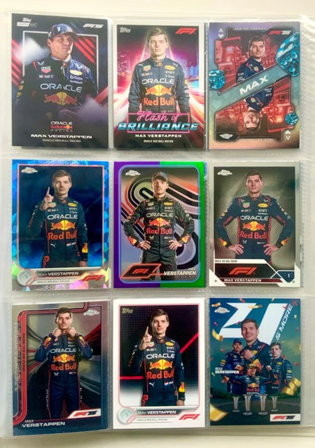 2025 Topps Max Verstappen - in binder 50 Card - Near Mint (NM)