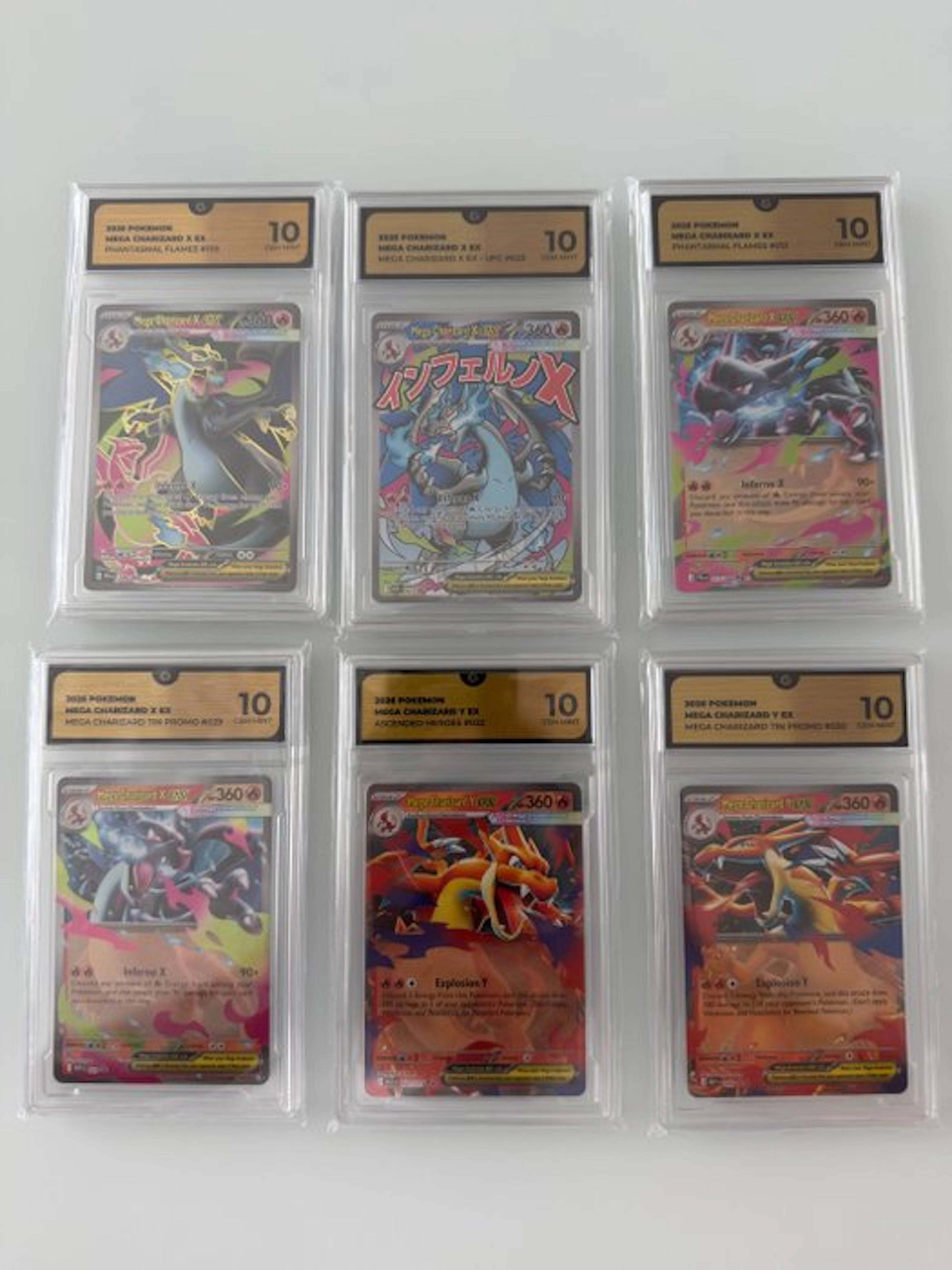 Pokémon - 6 Graded card - Charizard Promo card