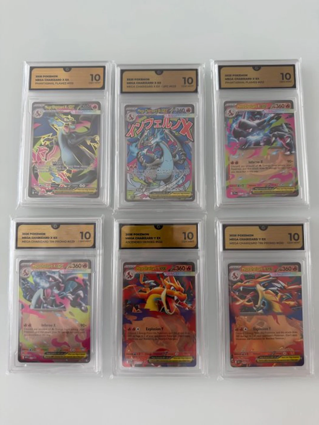 Pokémon - 6 Graded card - Charizard Promo card
