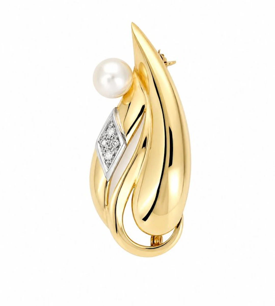 Brooch - 18 kt