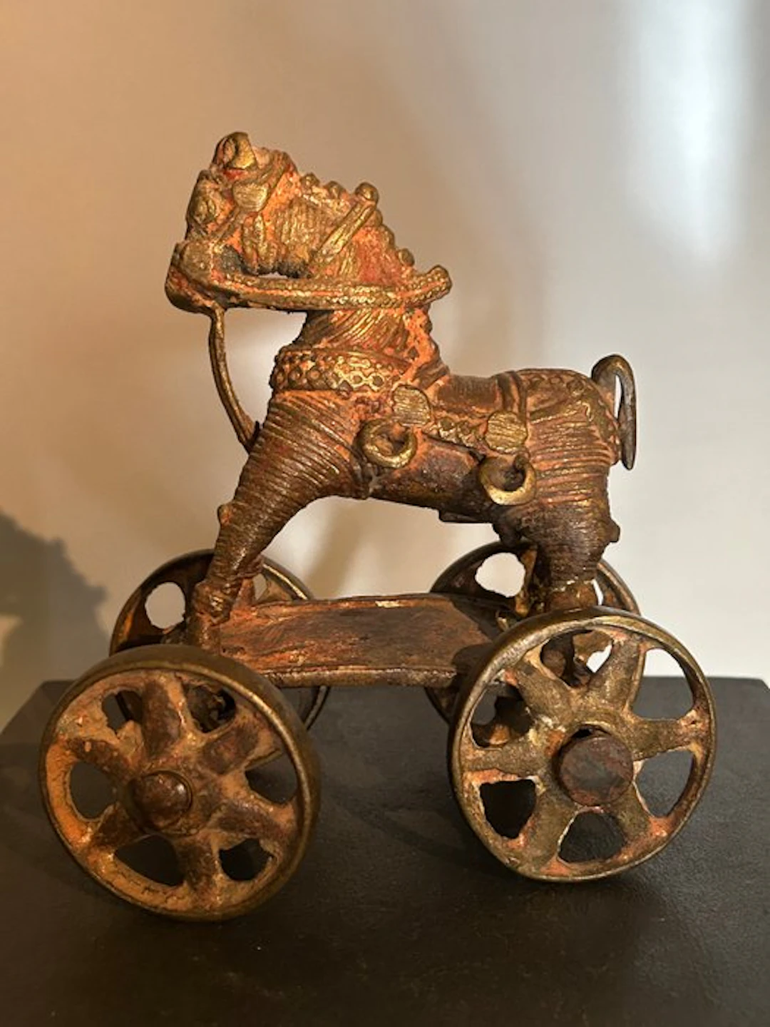 Temple toy horse - Bronze - India - Nineteenth Century