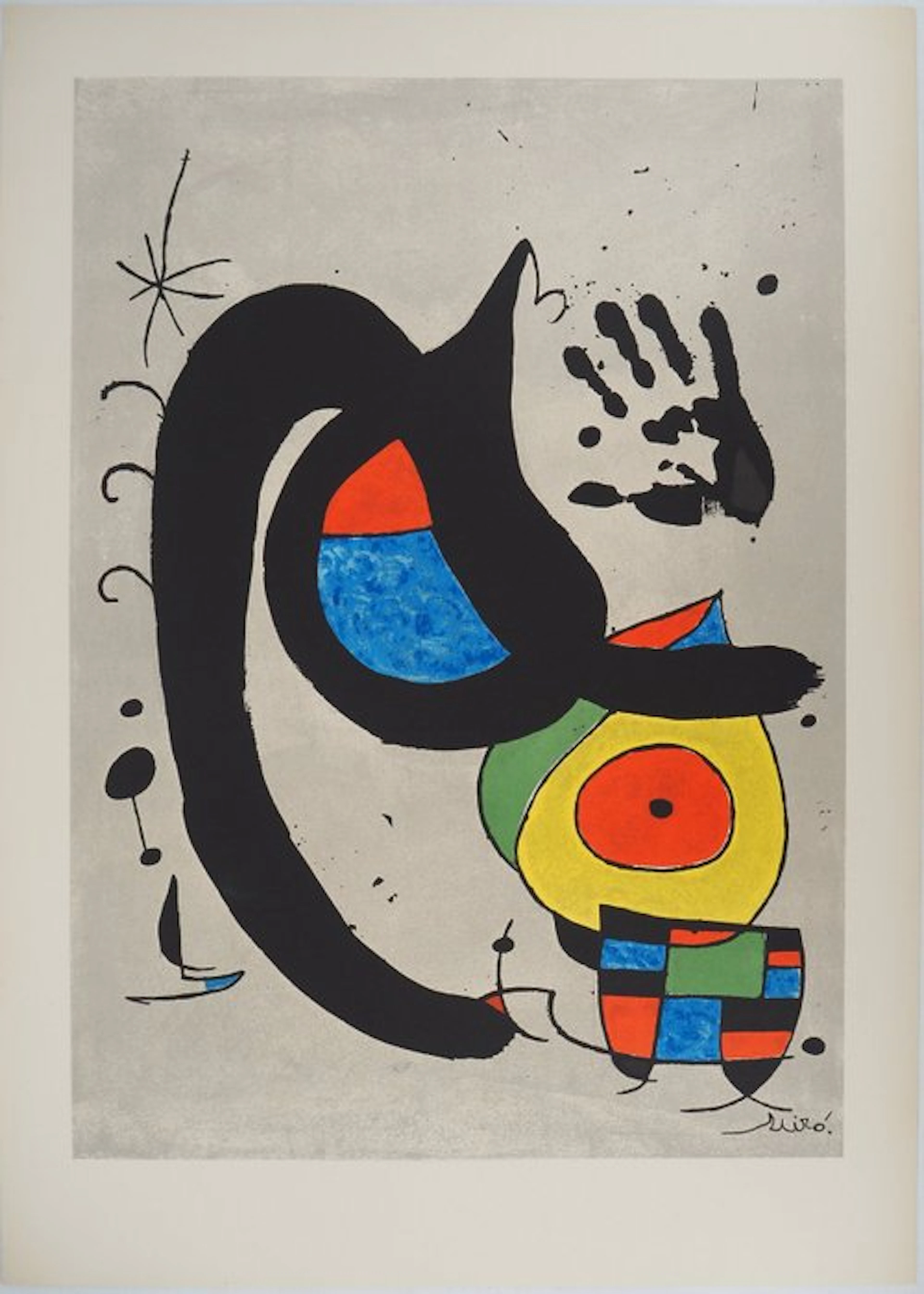 Joan Miro (1893-1983) - Gat i mà