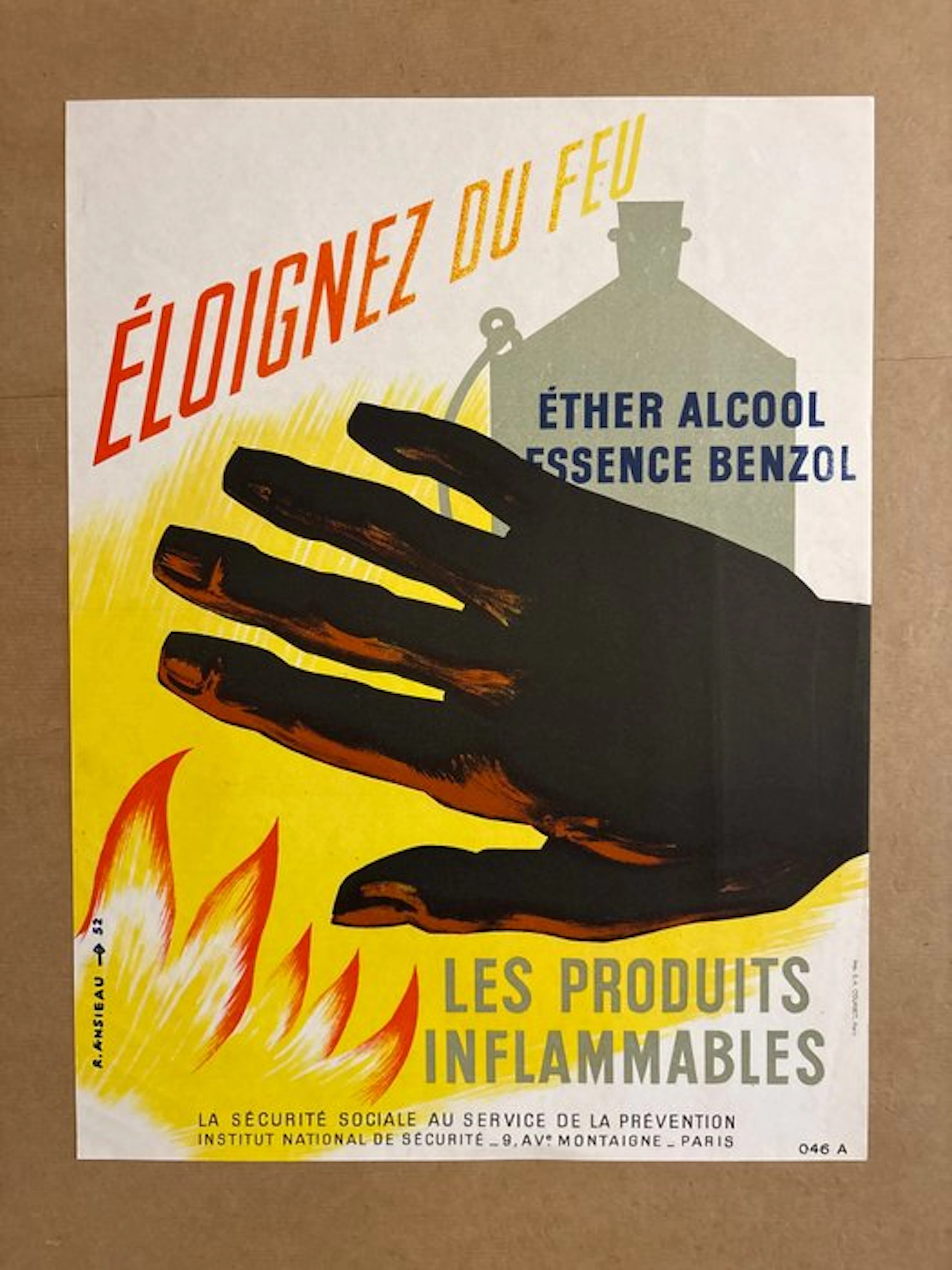 R. Ansieau - ÉLOIGNEZ DU FEU - 1950s