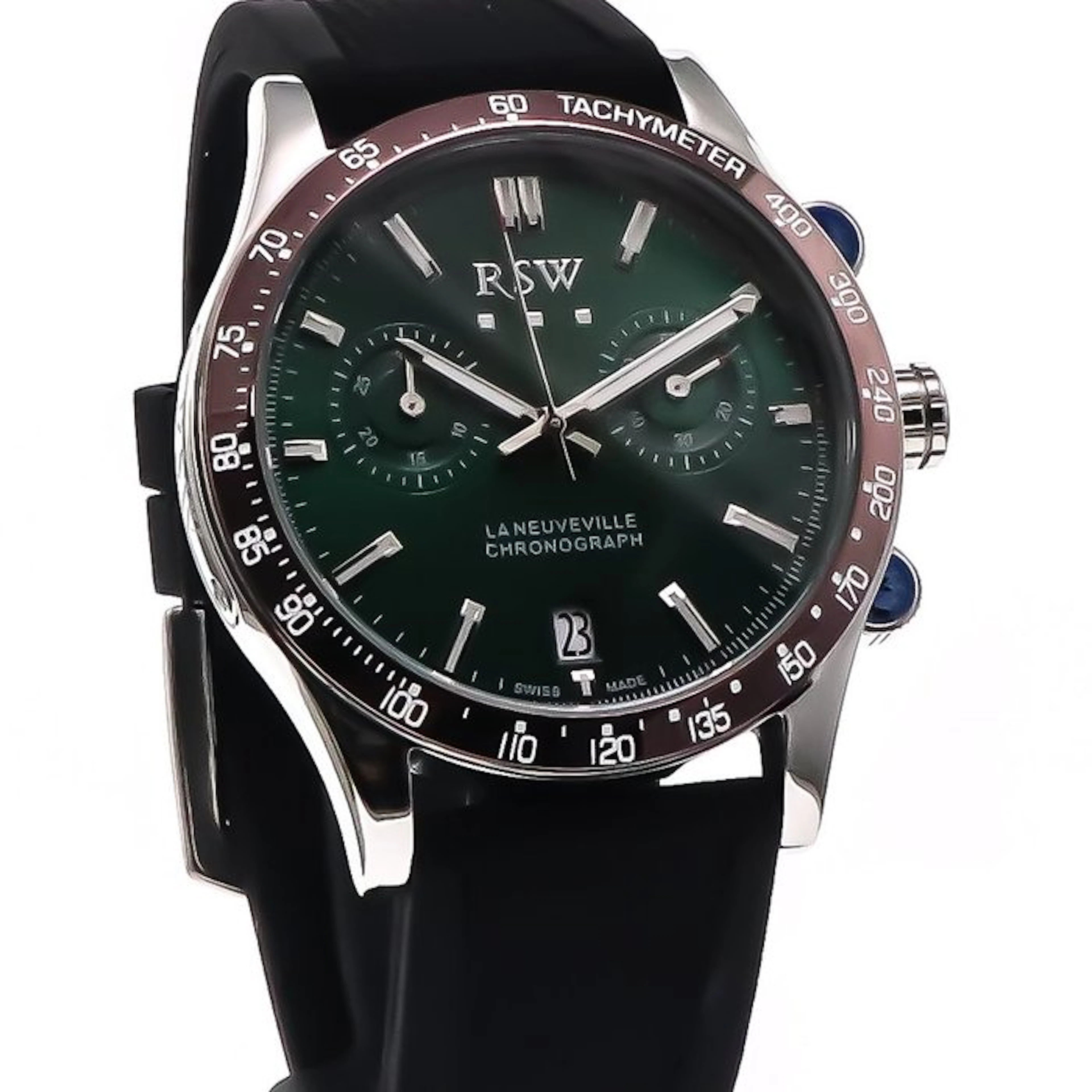 RSW - Swiss Made Chronograph - RSWC130-SX-12 - No reserve...