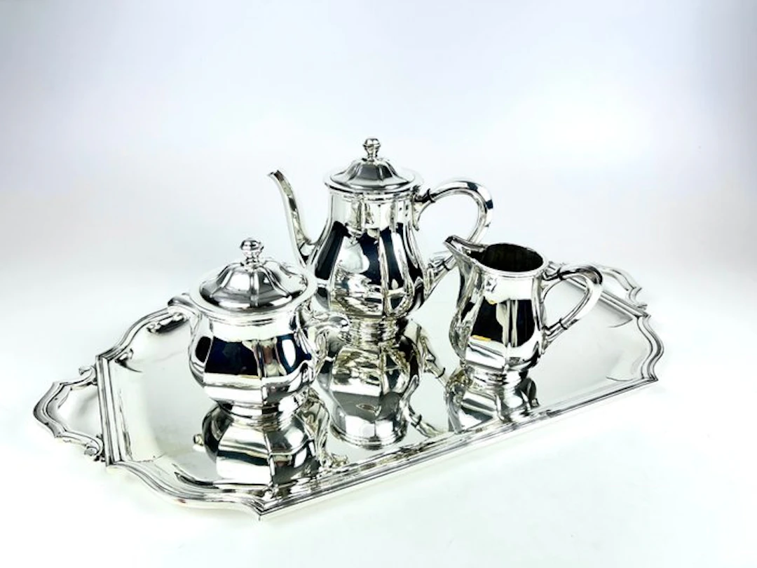 Orfèvrerie Otto-Léonard Wiskemann - Coffee set (4)...