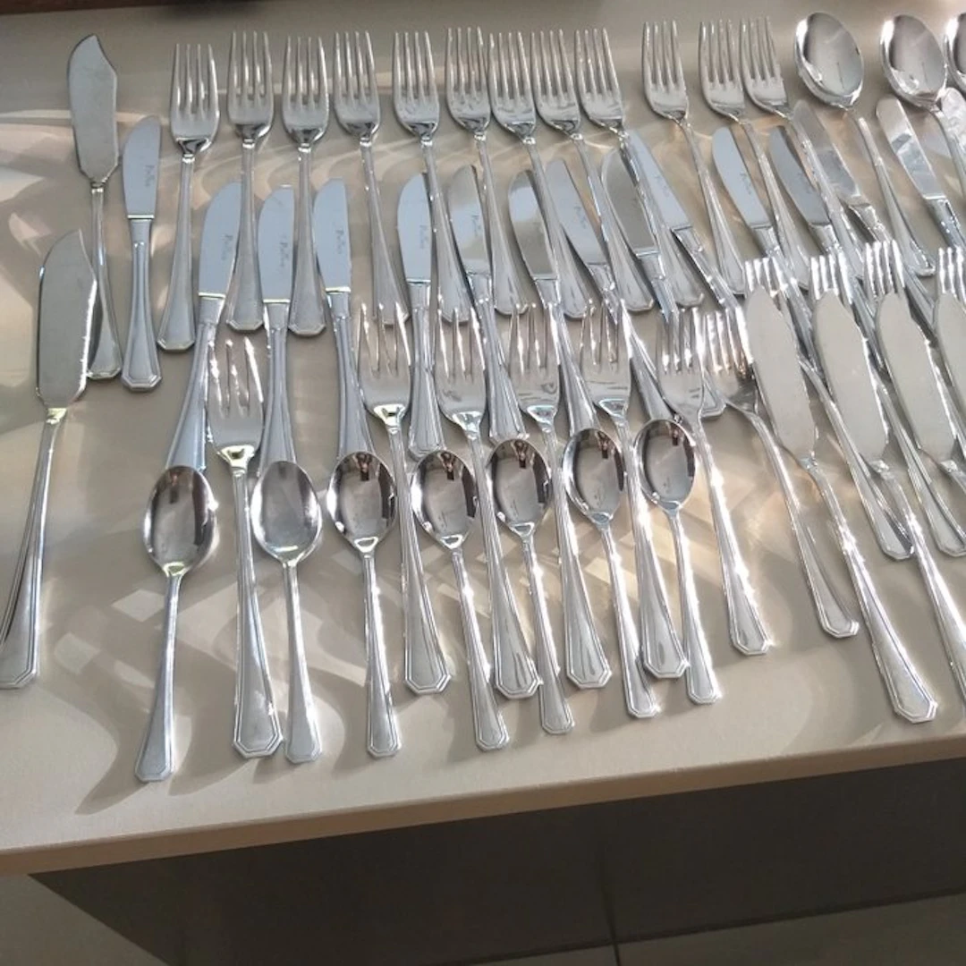 Pinti Italy - Cutlery set for 12 (99) - Steel