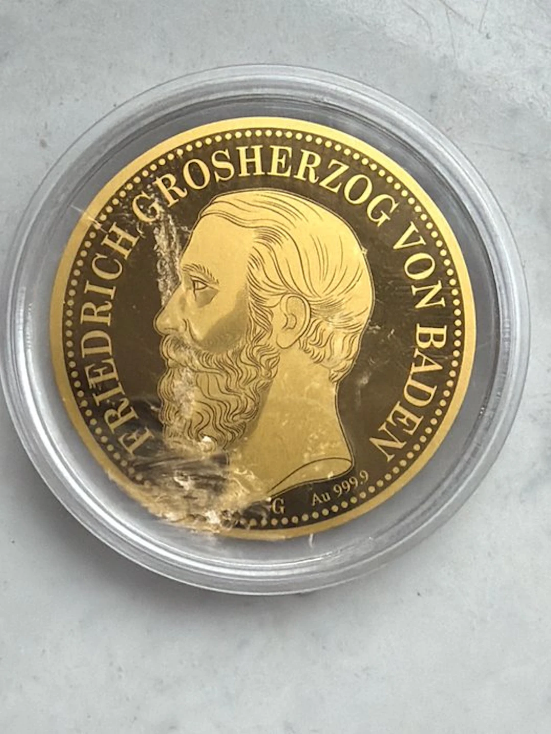 world. 10 Mark Deutsches Reich 1880, 1/100 Oz (.999) (No reserve price)