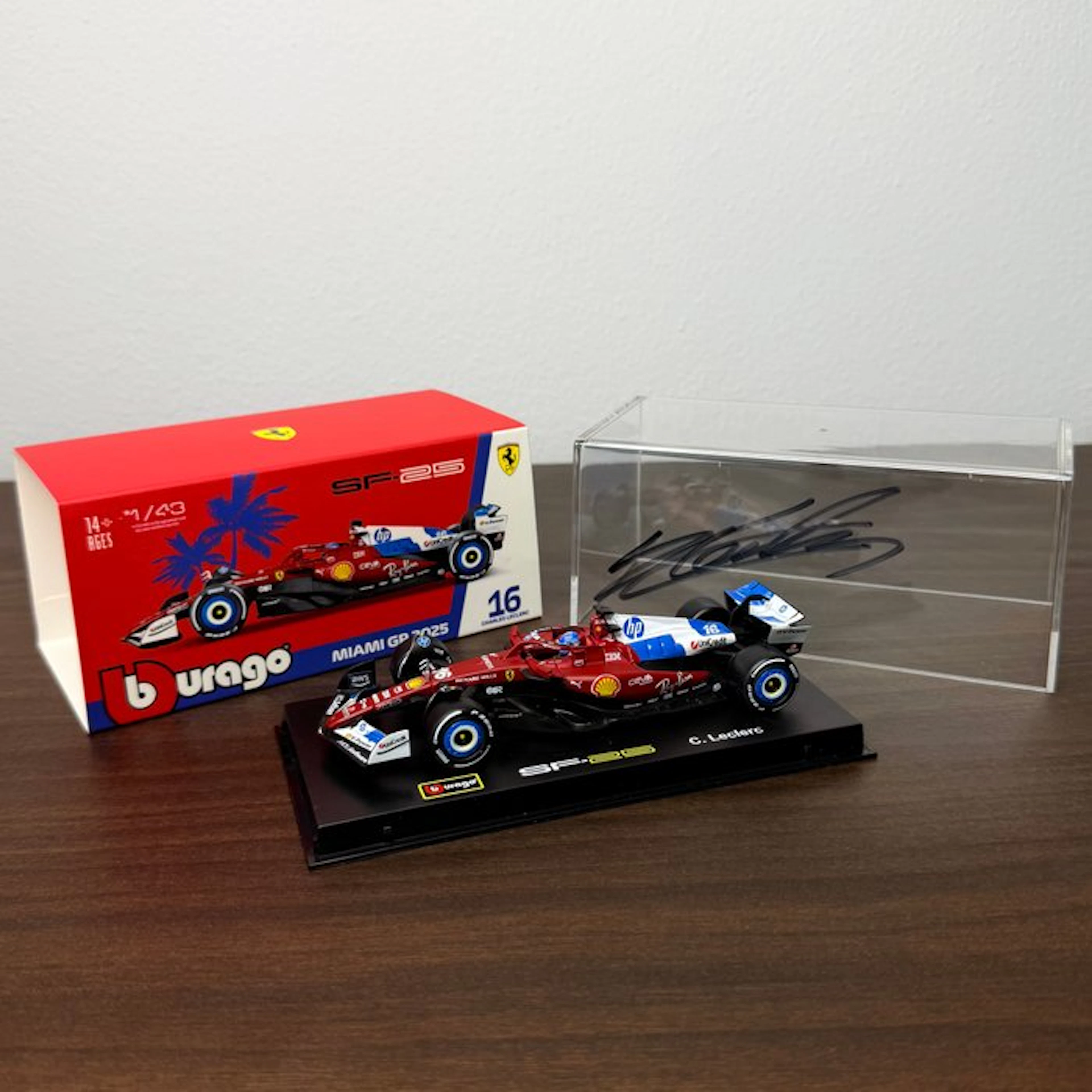 Ferrari - Miami GP - Charles Leclerc - 2025 - SF25 model in 1:43 scale.