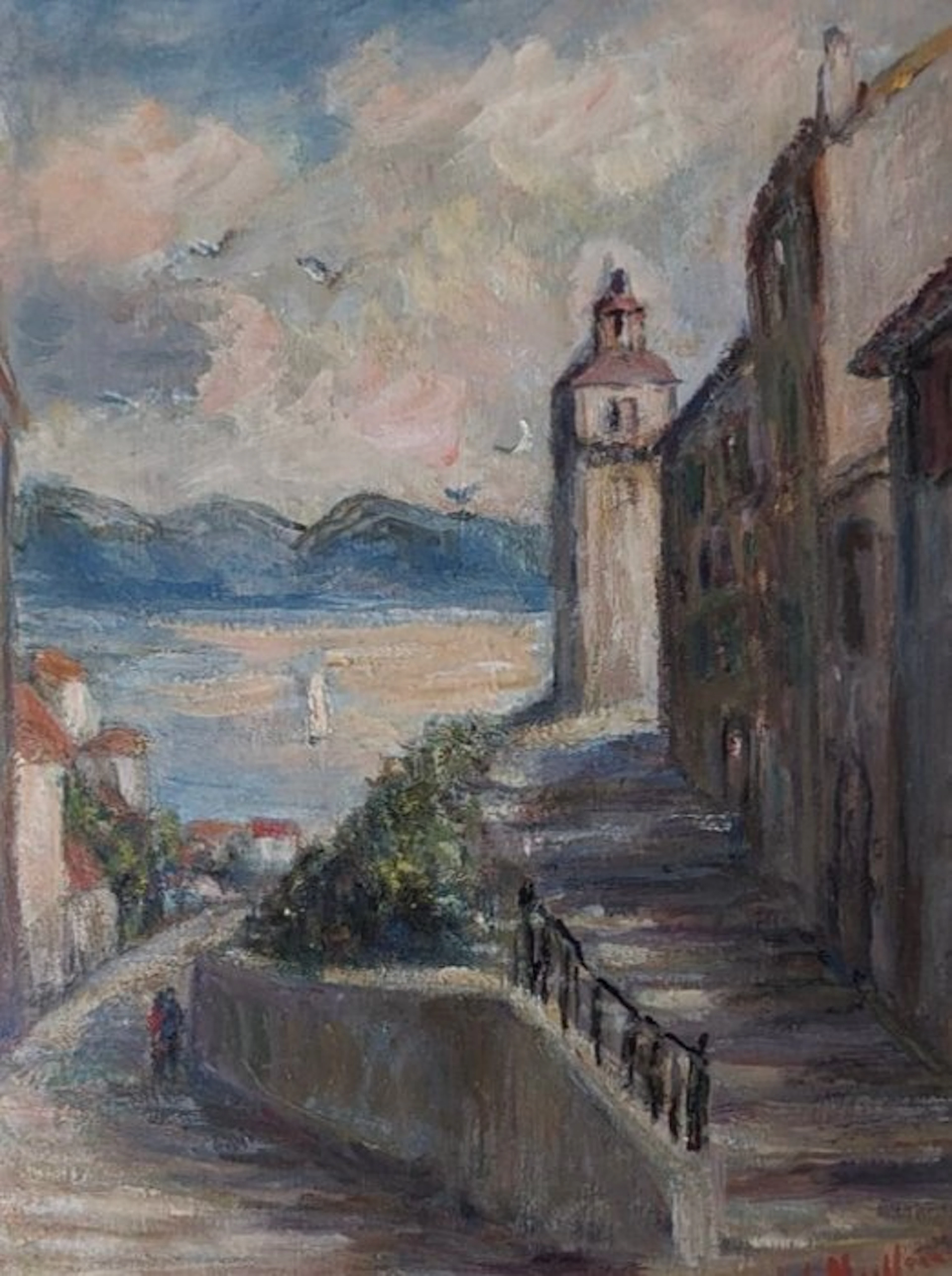 Lucienne de Meiffren - La descente vers le lac