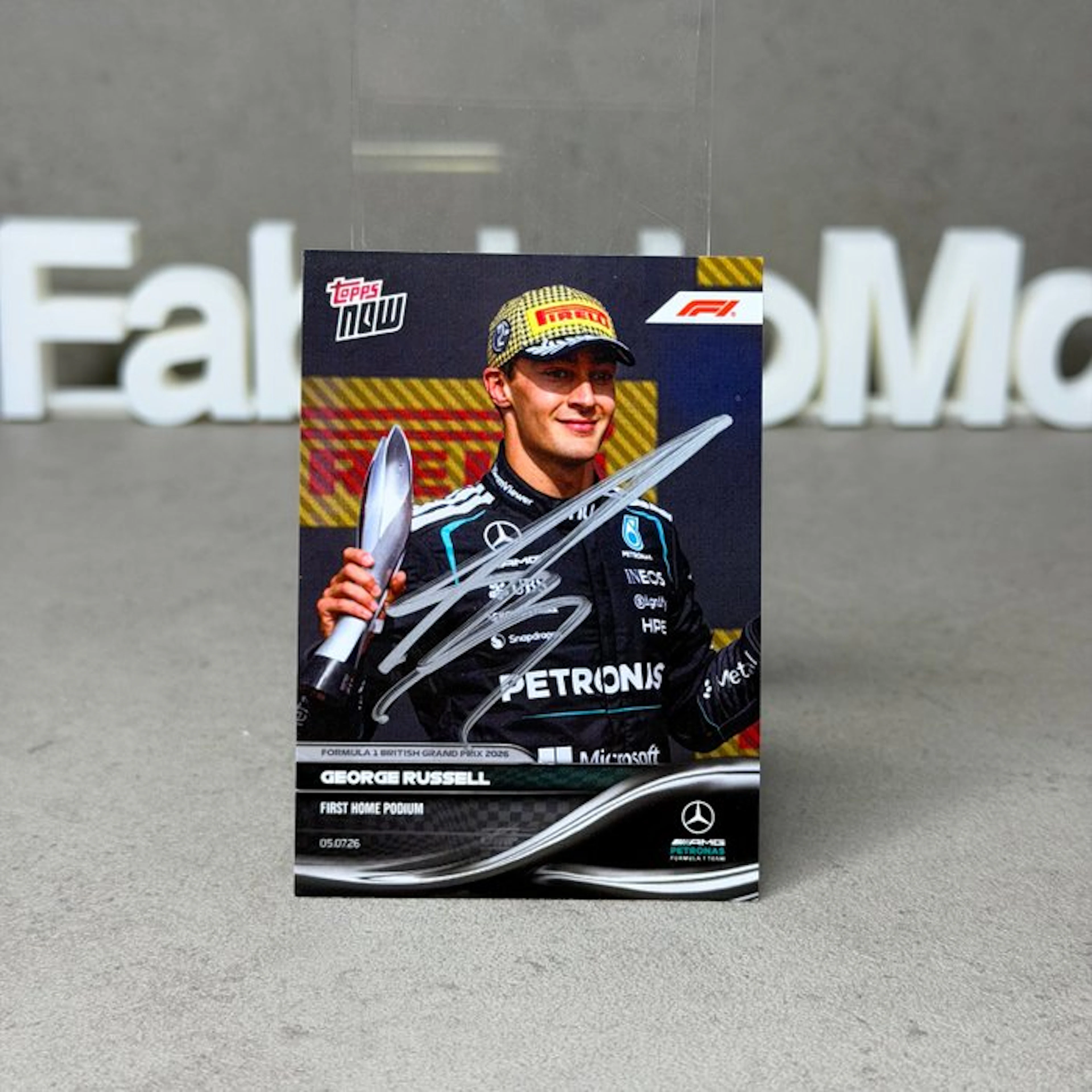 Mercedes - Topps Now - First Home Podium ( 045 ) - George...