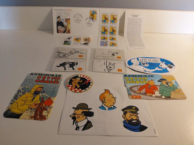 Tintin - 13 Sticker - Moulinsart / La Poste - 2000