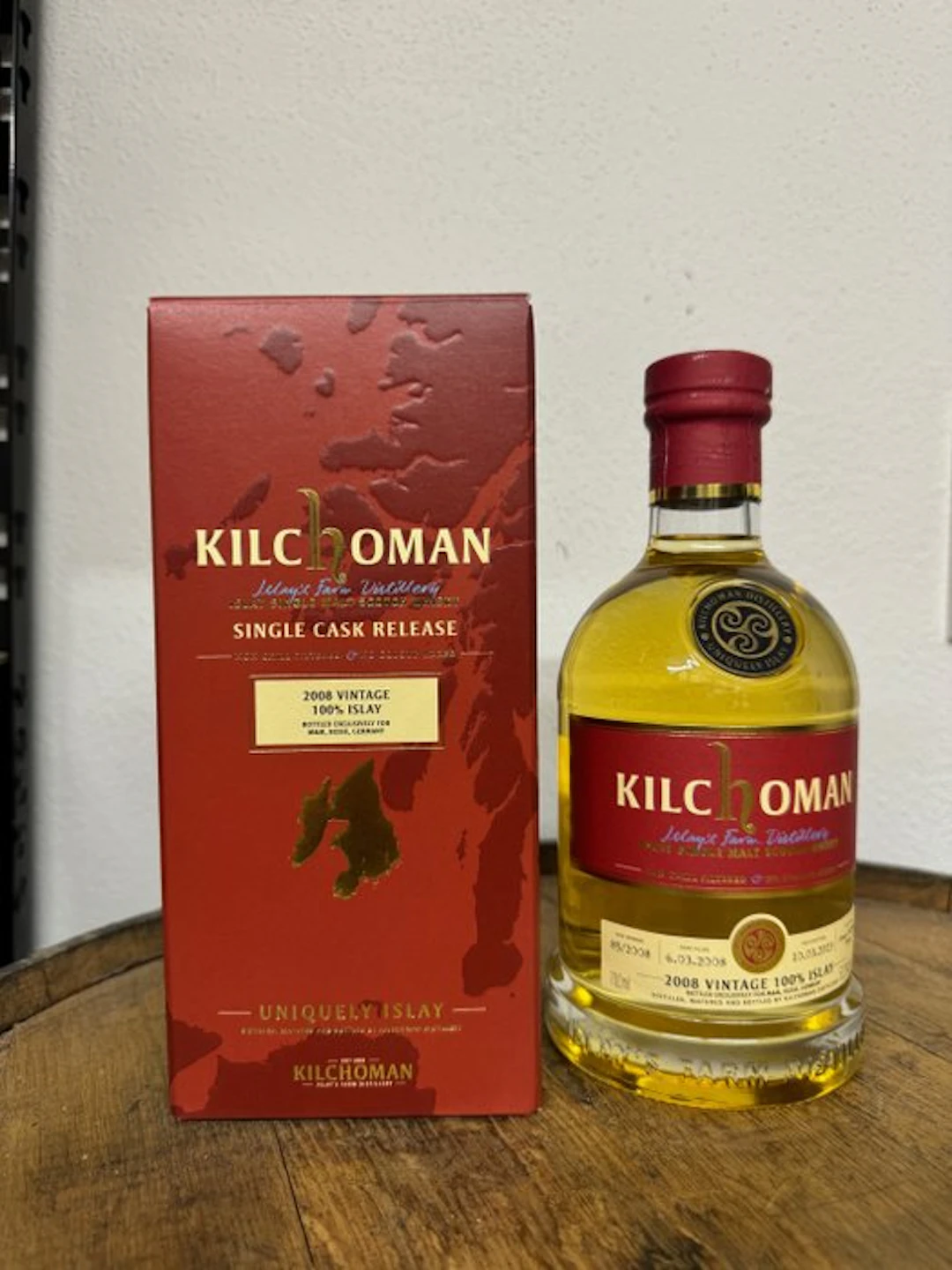 Kilchoman 2008 15 years old 100% Islay - Private Cask - b. 2023 - 700ml