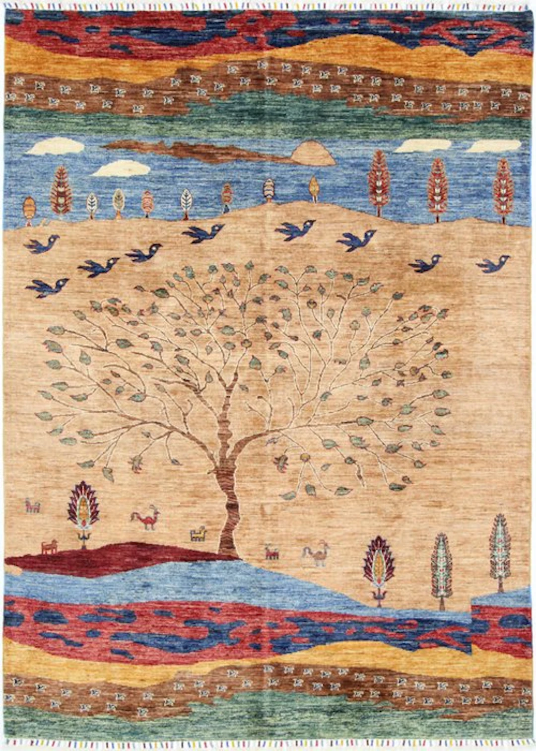 Hand-knotted rug Ziegler Chubi rug