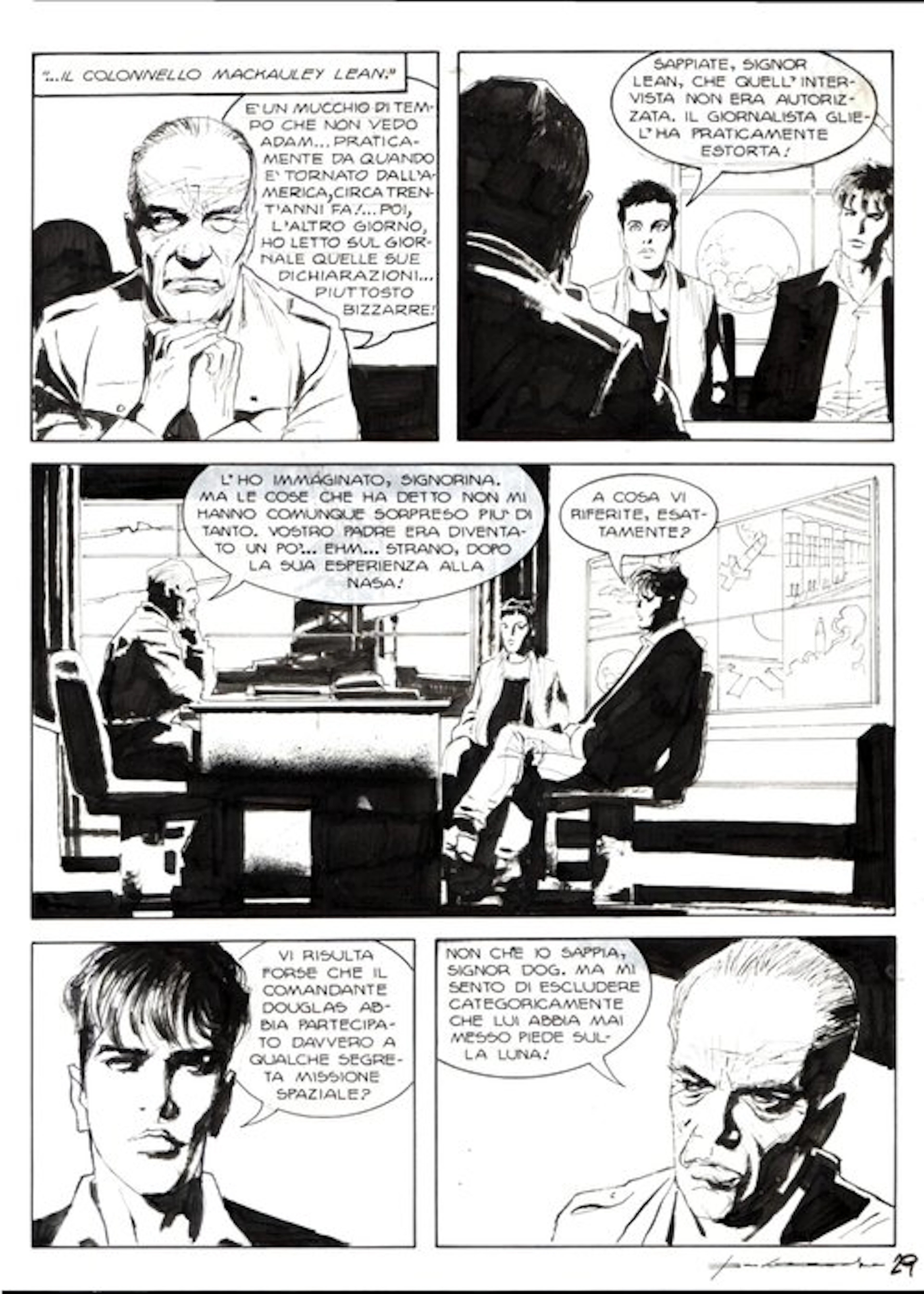 Roi, Corrado - 1 Original page - Dylan Dog #275 - "Il tredicesimo uomo" - 2009