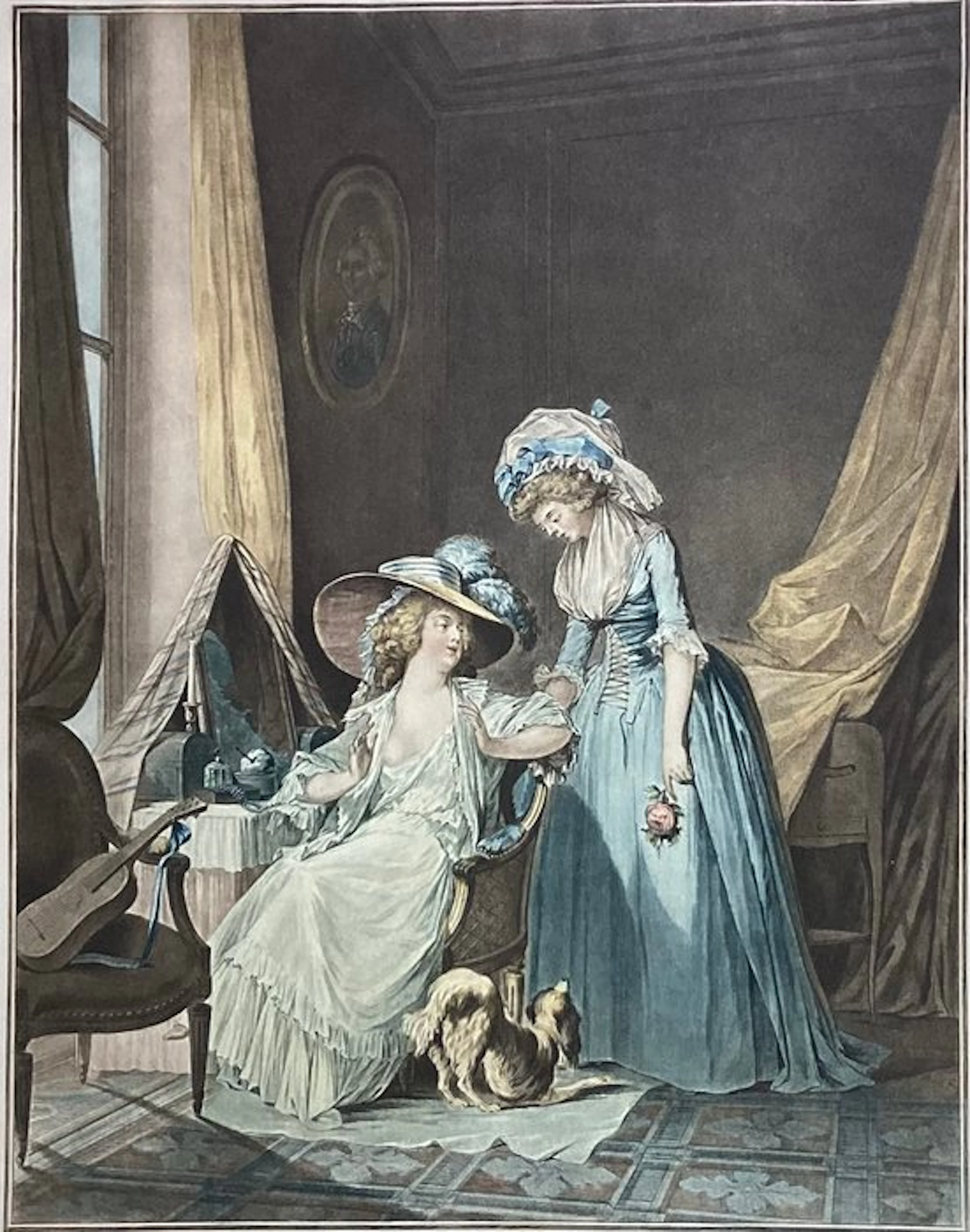 Jean François Janinet (1752-1814) - L'Aveu difficile