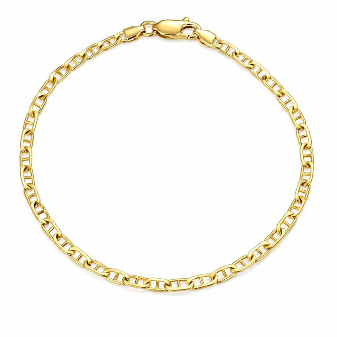 No reserve price - Bracelet - 18 kt. Yellow gold - Made in Italy - Handmade