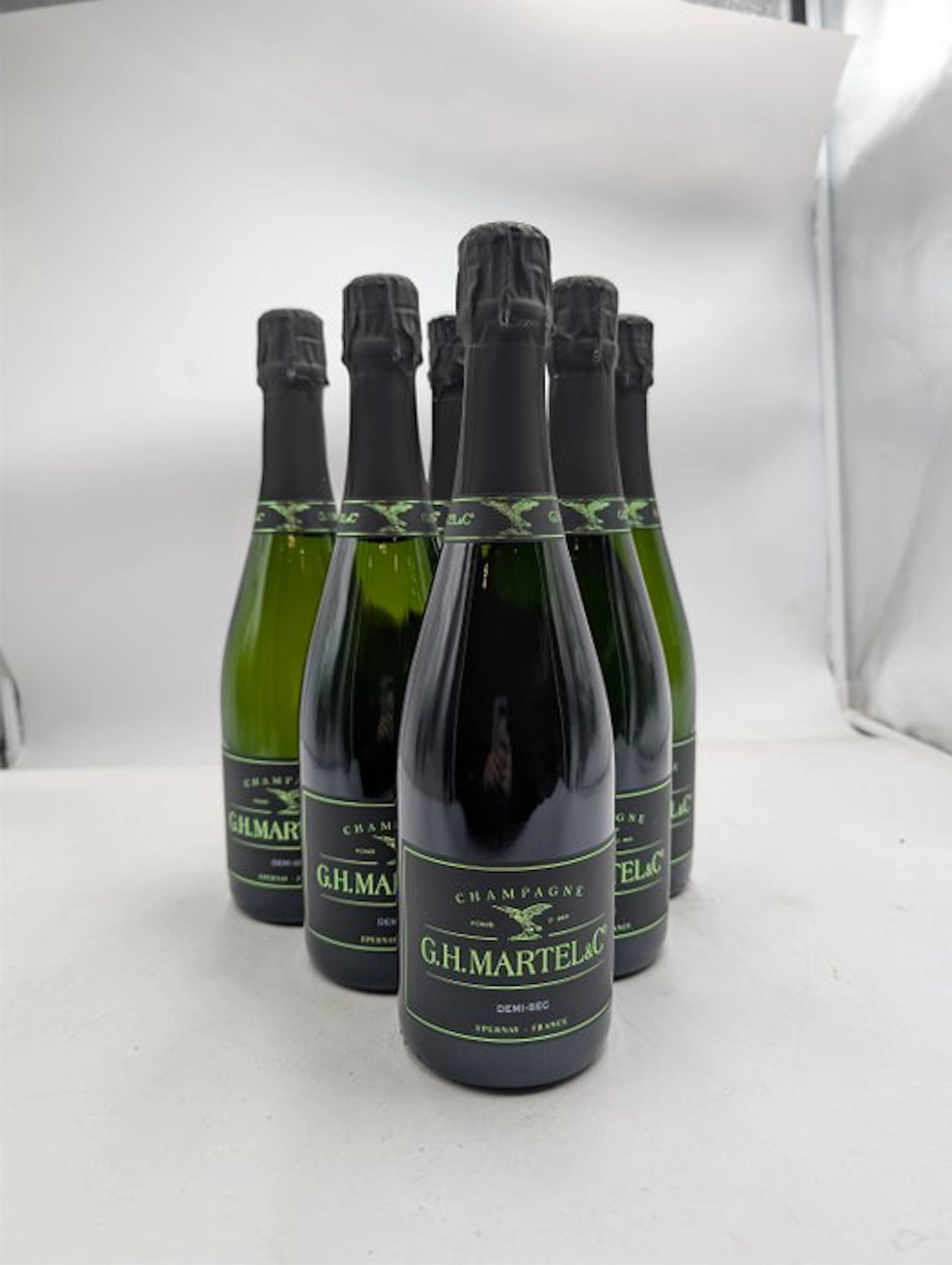 GH Martel - Champagne Brut, Demi-Sec - 6 Bottles (0.75L)