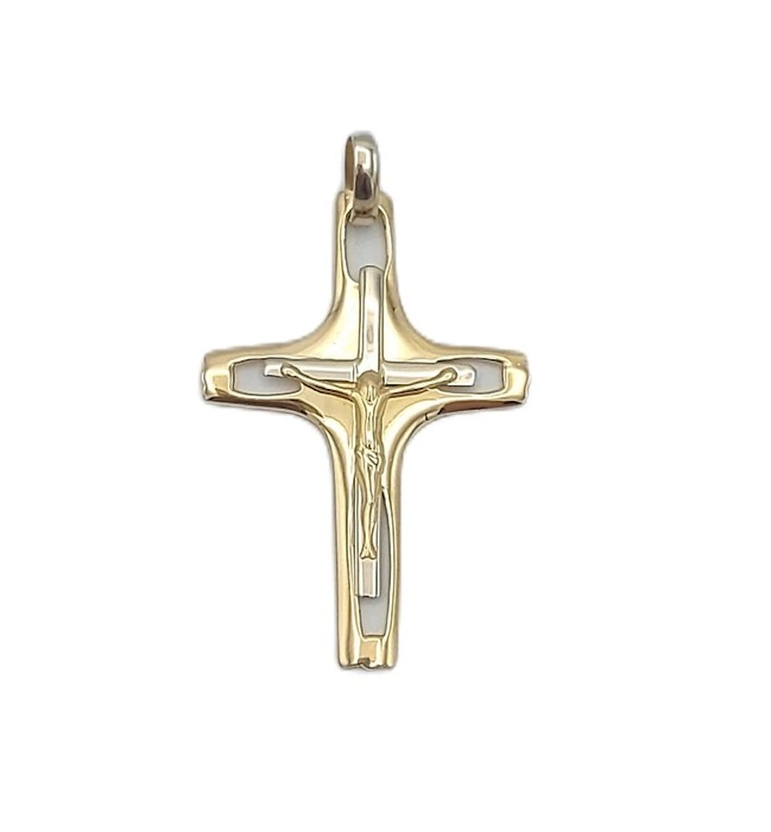 Pendant - 18 kt. Yellow gold, White gold