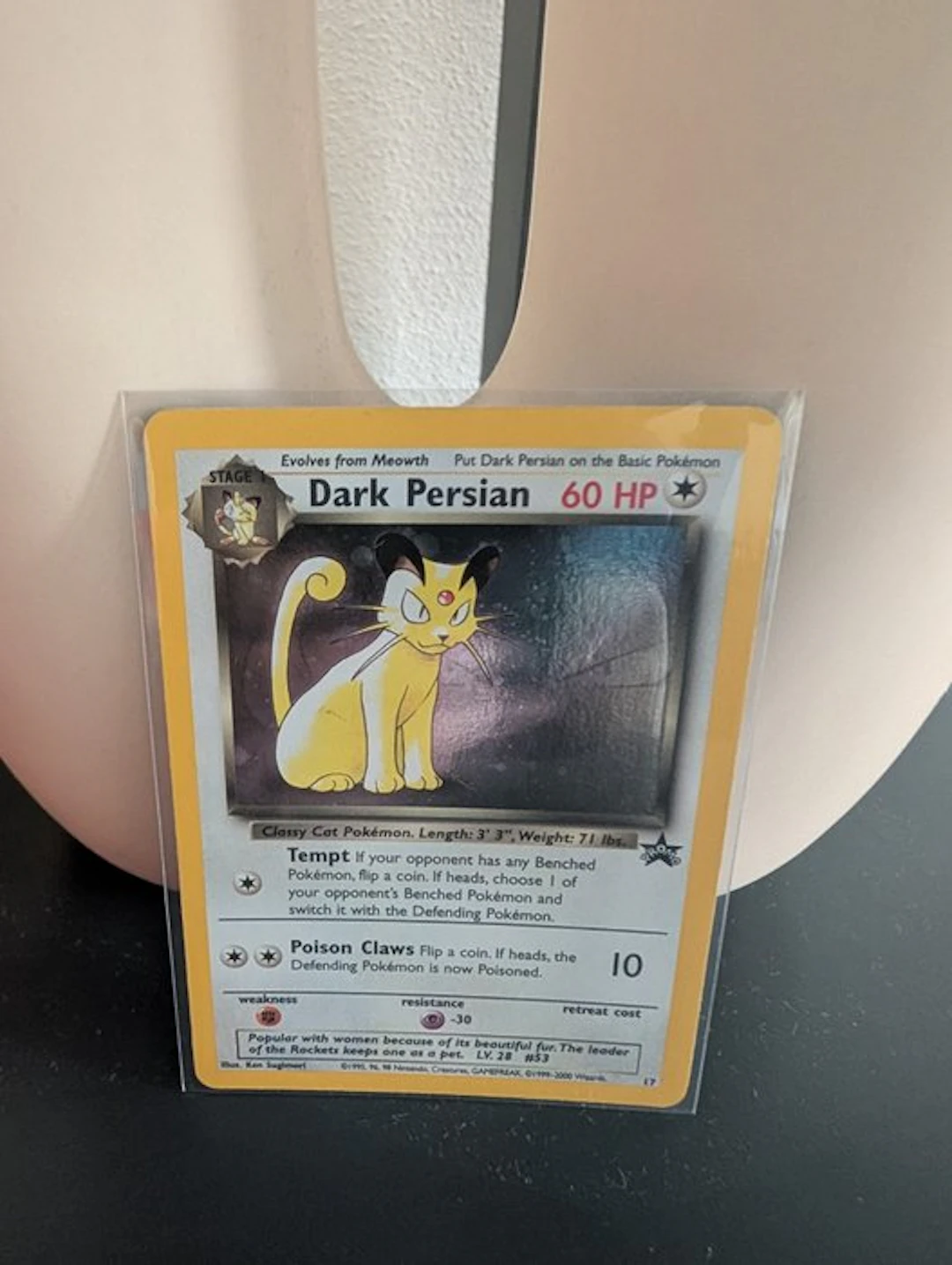 Pokémon - 1 Card - Dark Persian 17 Foil - WOTC - Team Rocket