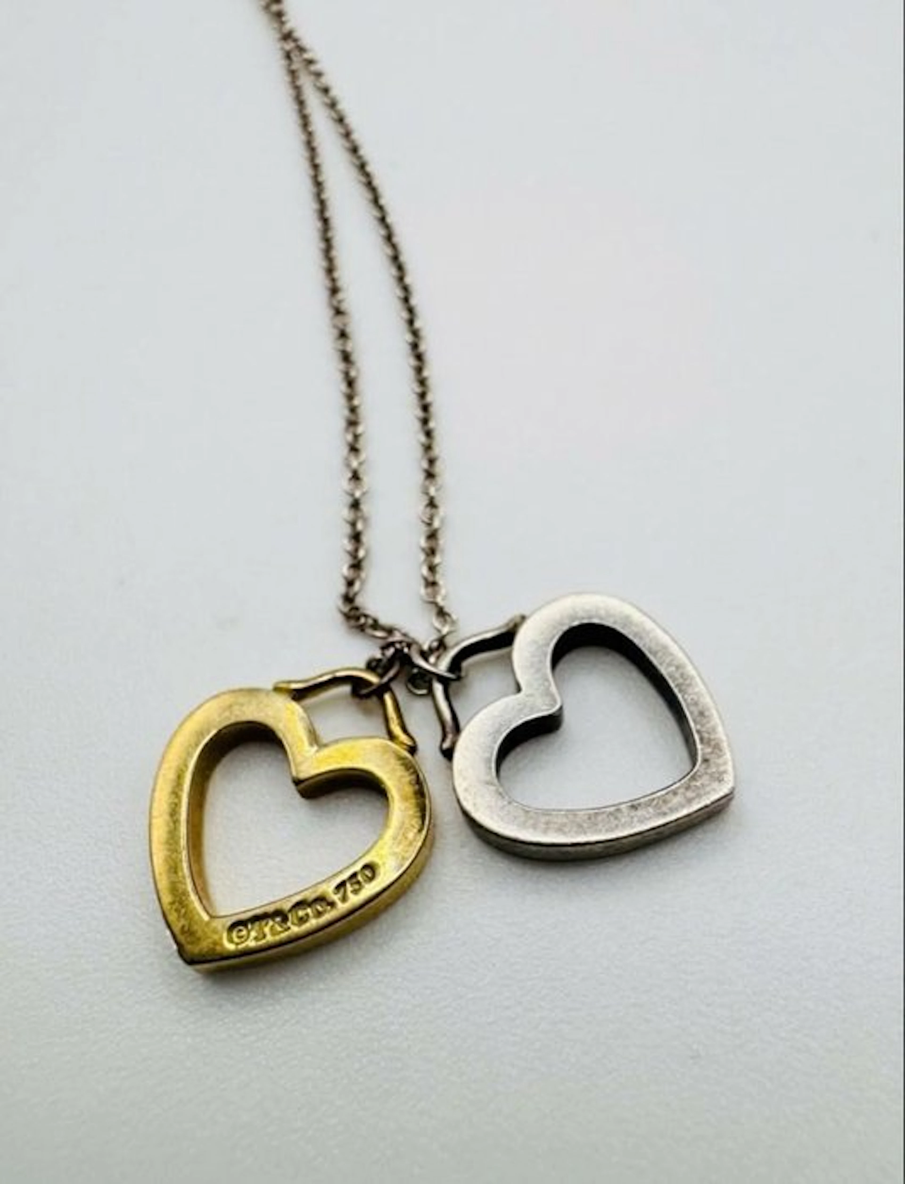 Tiffany & Co. - Necklace - 18 kt. Yellow gold, Silver