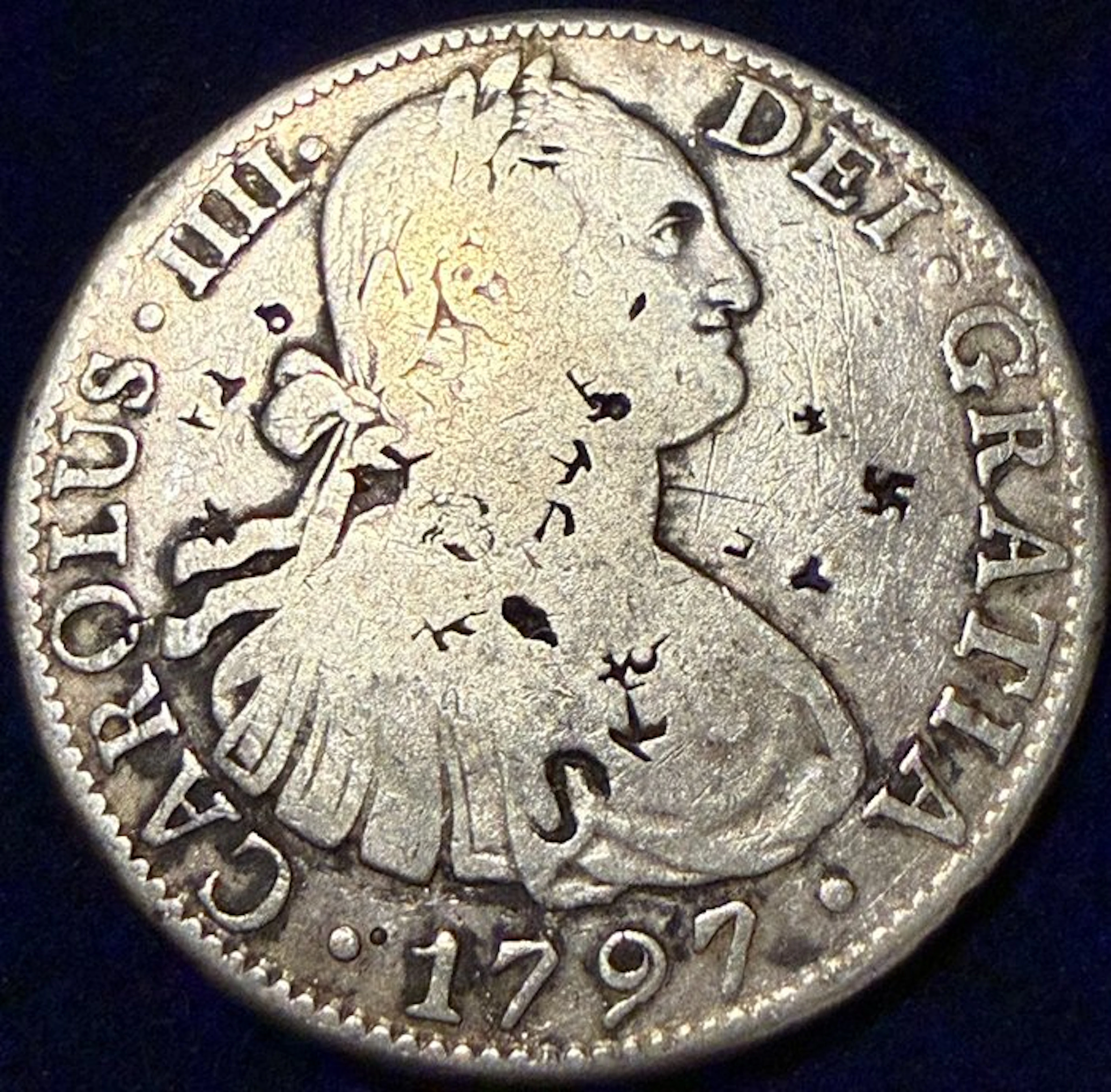 Spain. Carlos IV. 8 Reales 1797 Mexico FM