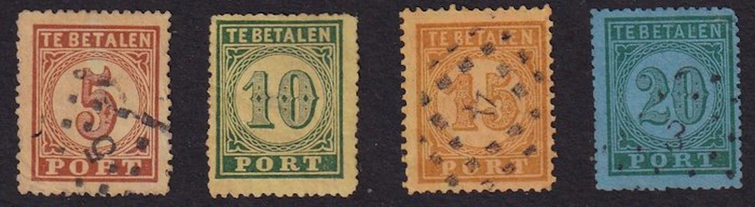 Dutch East Indies 1874 - Postage stamps 1974 - P 1 - 4