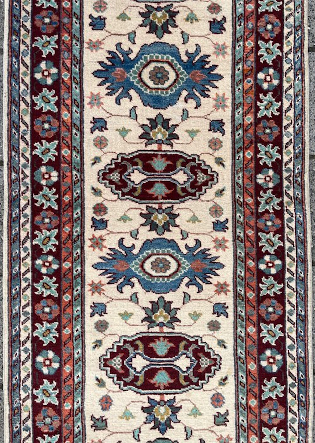 Afghan modern Ziegler - ( Unused ) hand-knotted - wool - Carpet -