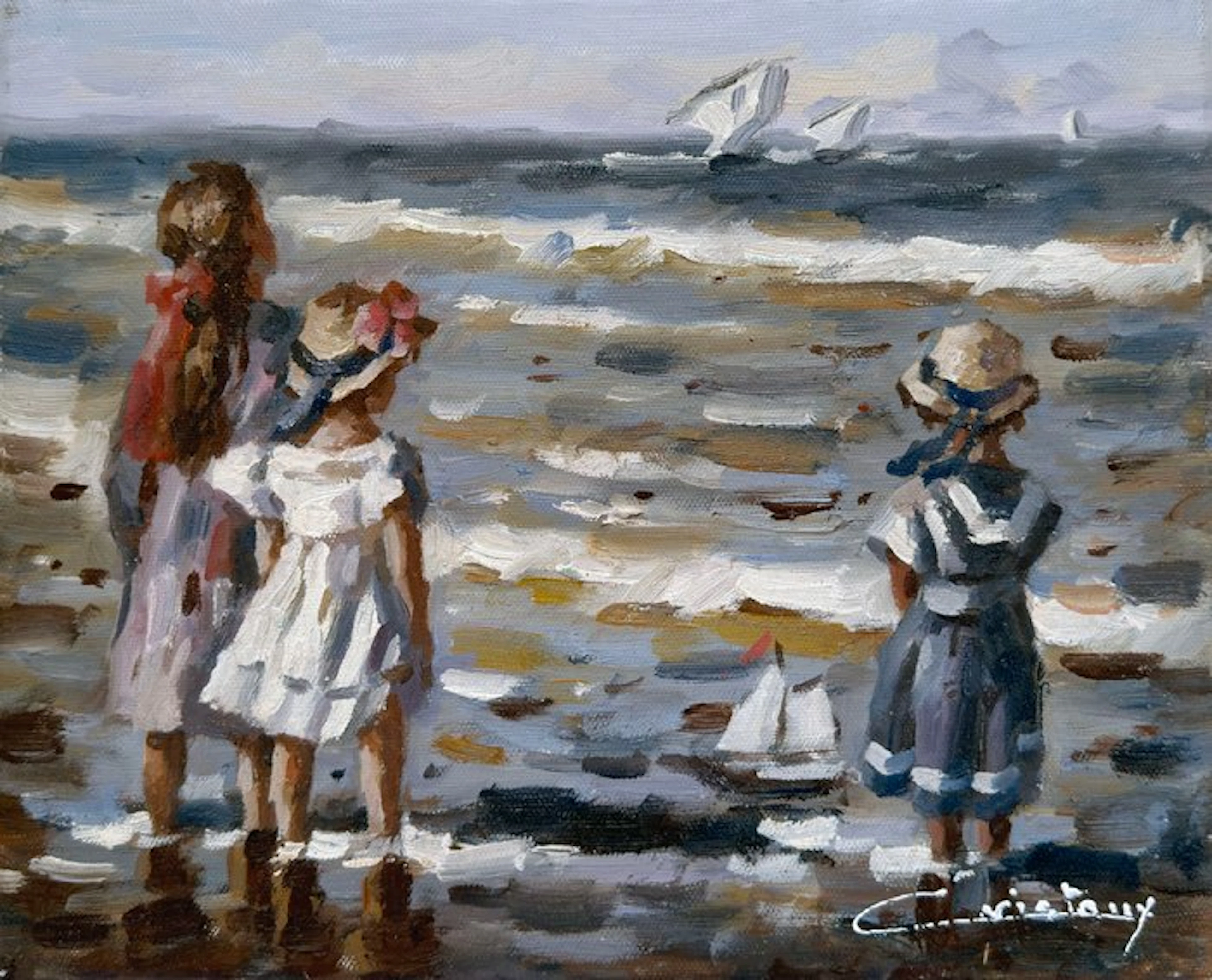 Francis Cristaux (1950) - Trois Copines et le petit...