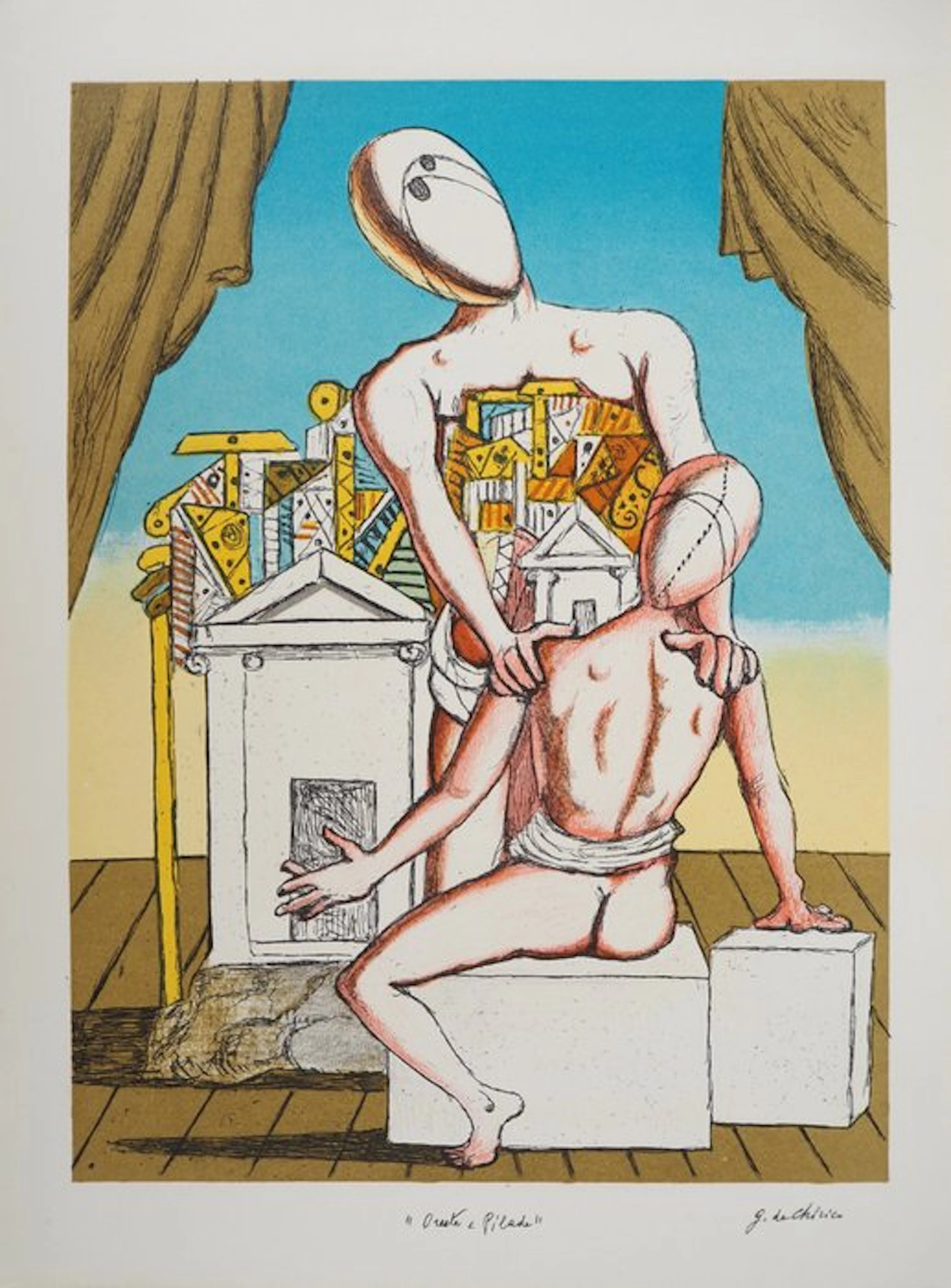 Giorgio De Chirico (1888-1978) - Oreste et Pilade
