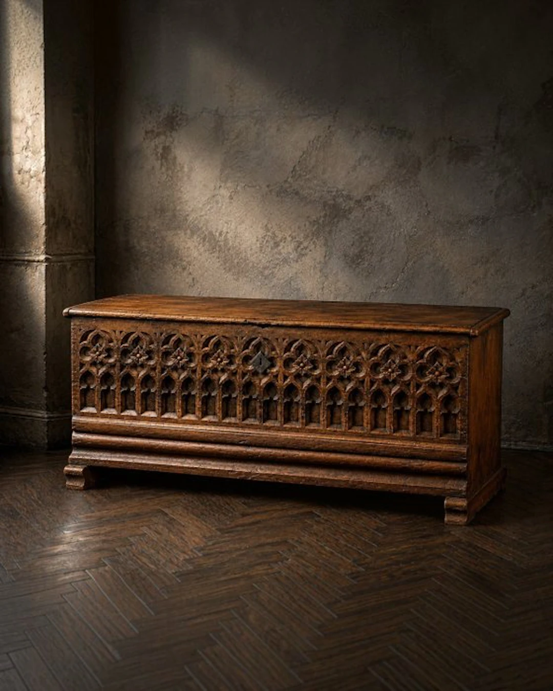 Chest - oak wood
