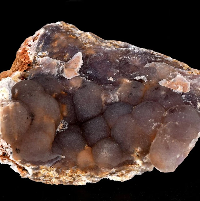 RARE lavender purple grey botryoidal Fluorite from China...