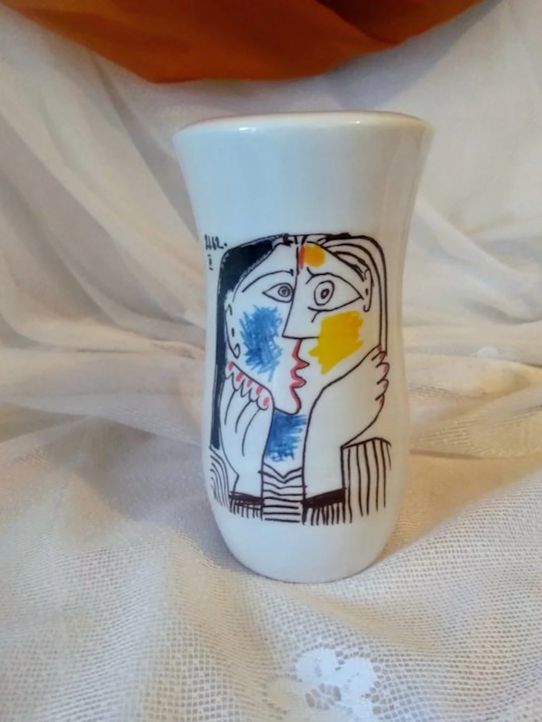 Vase - Porcelain - Picasso Motif
