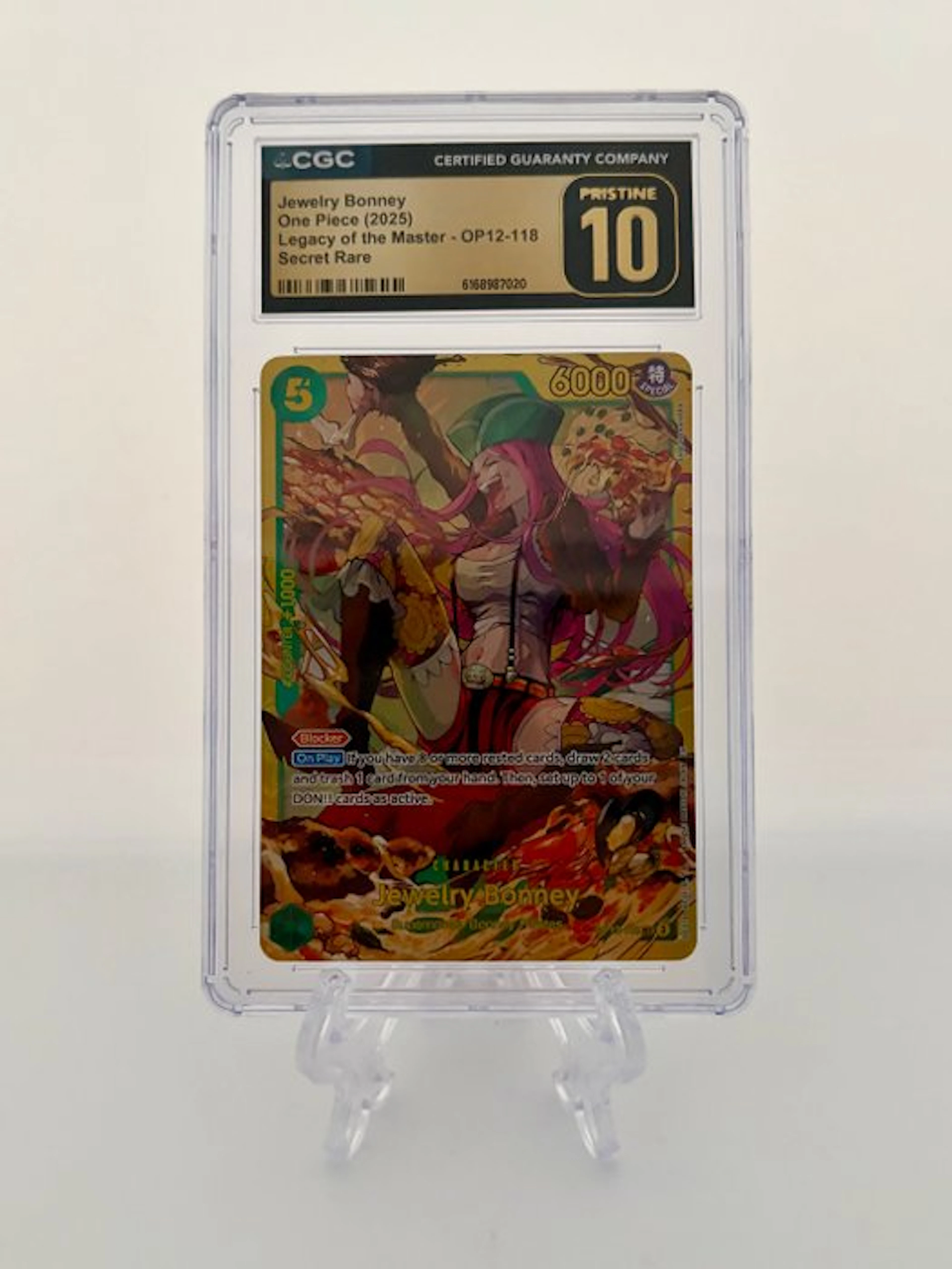 One Piece - 1 Graded card - One Piece - Jewelry Bonney...