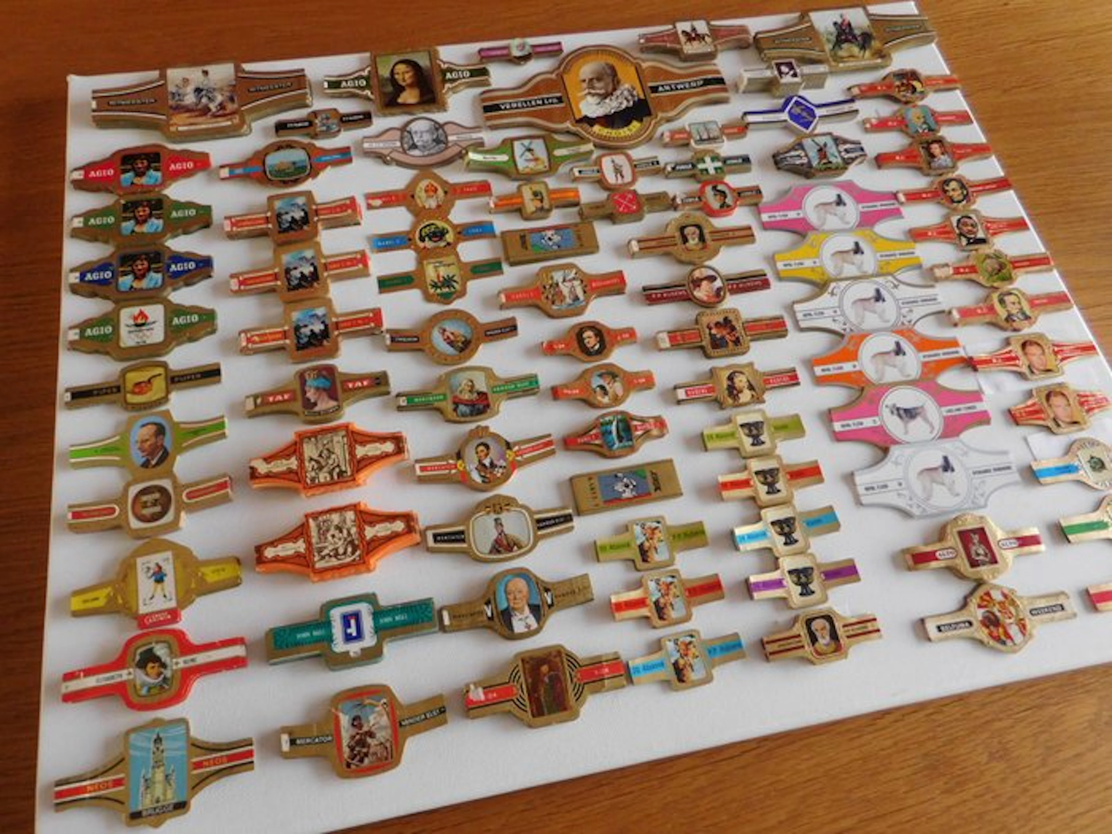 Sigarenbandjes 80 Prachtige Complete Series - Gesorteerd...