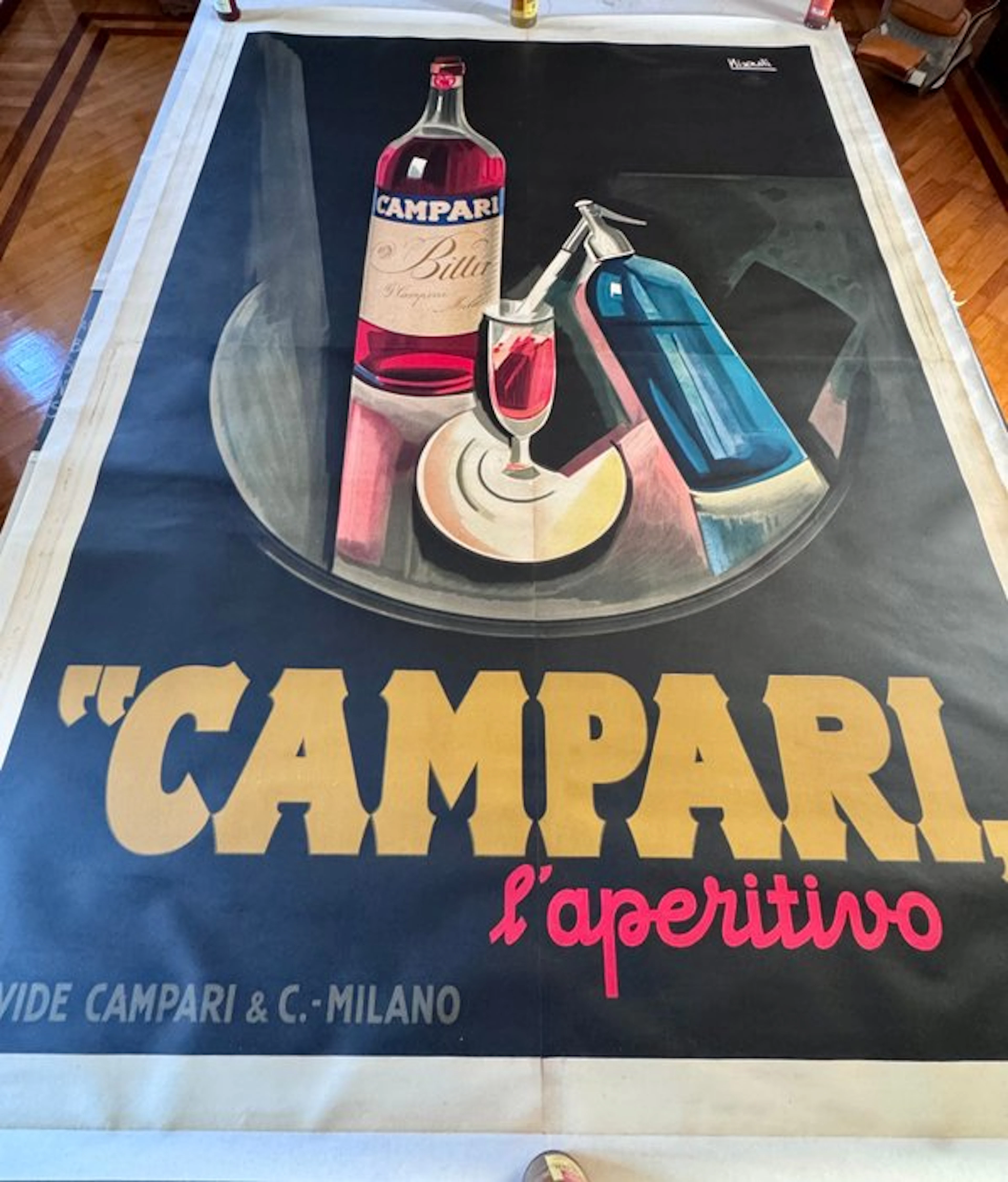 Nizzoli - Davide Campari & C. - Campari l'aperitivo - 1920s