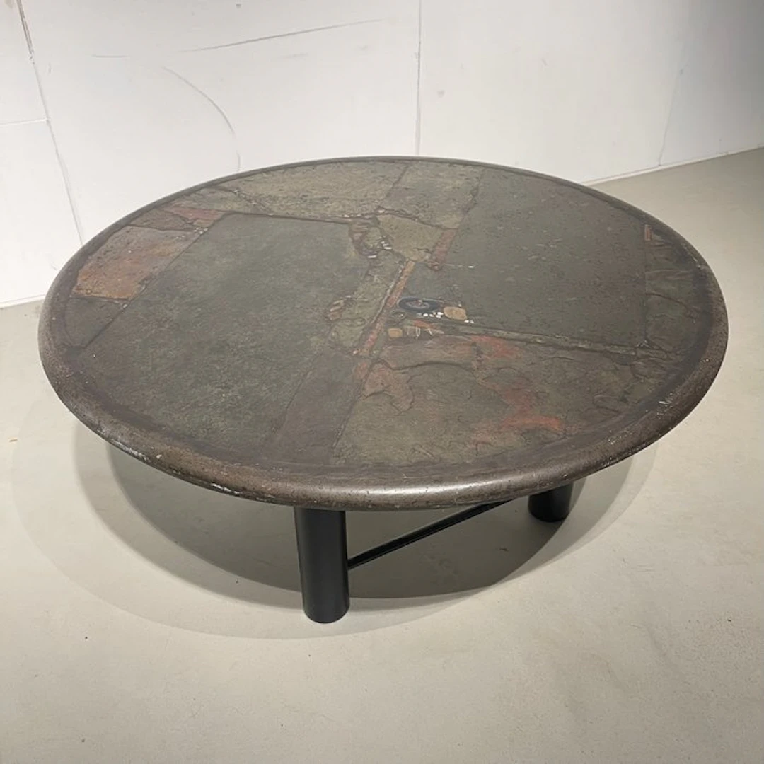 Paul Kingma - Coffee table - Stone, Metal