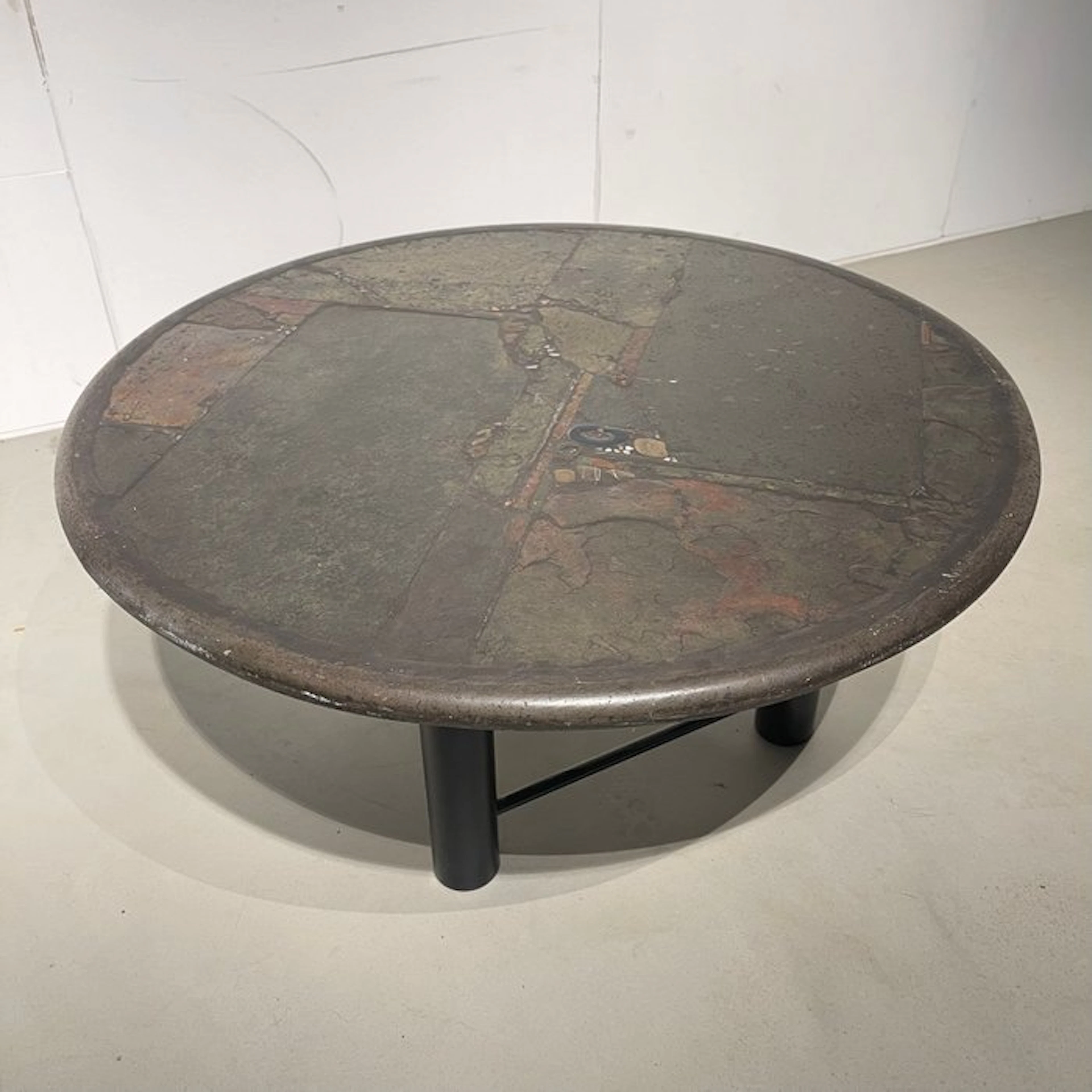 Paul Kingma - Coffee table - Stone, Metal