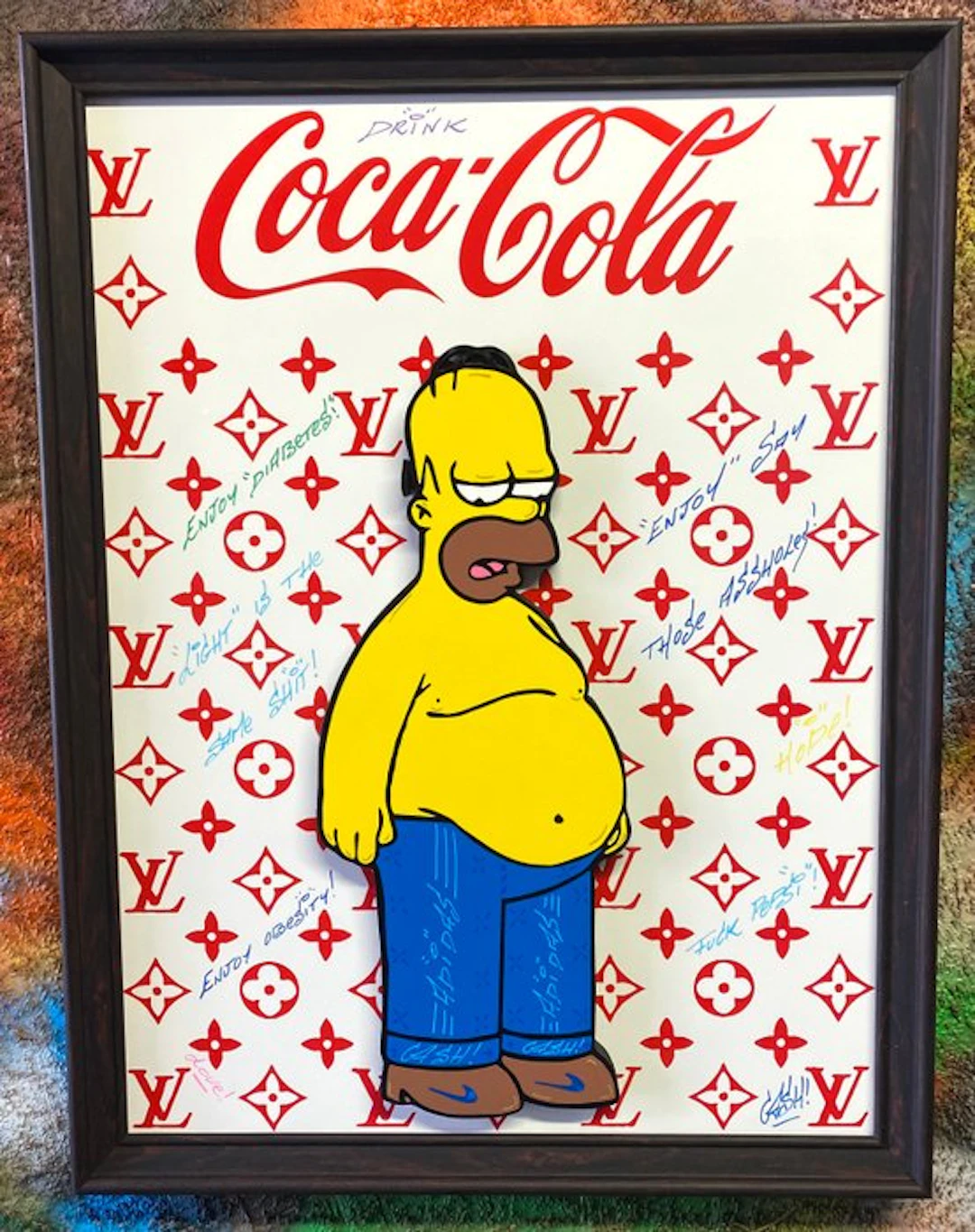 CASH - HOMER LOUIS VUITTON ENJOY Coca Cola !