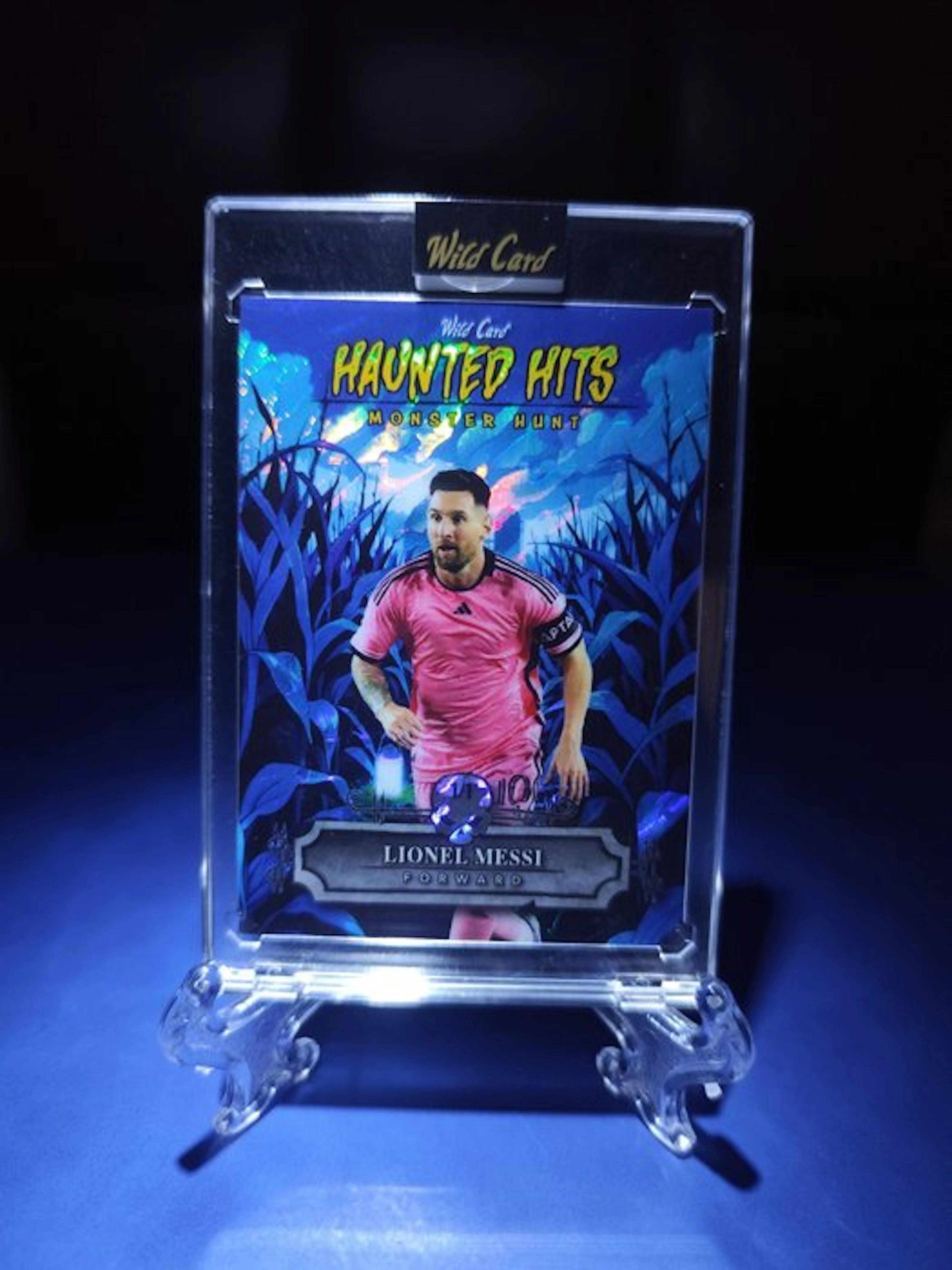 Wild Card Haunted Hits Lionel Messi One of one