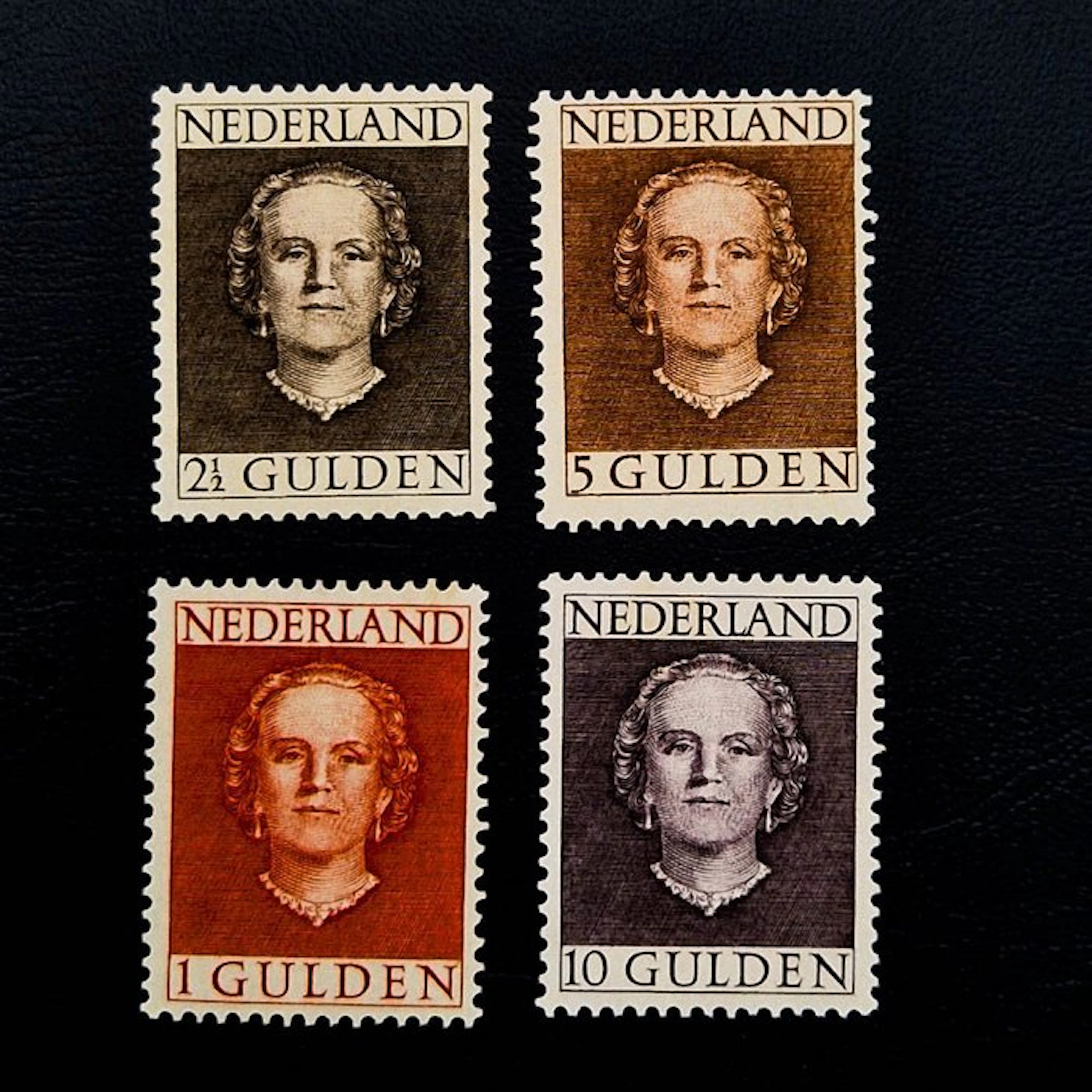 Netherlands 1942/1926 - Gorgeous series: Queen Wilhelmina...