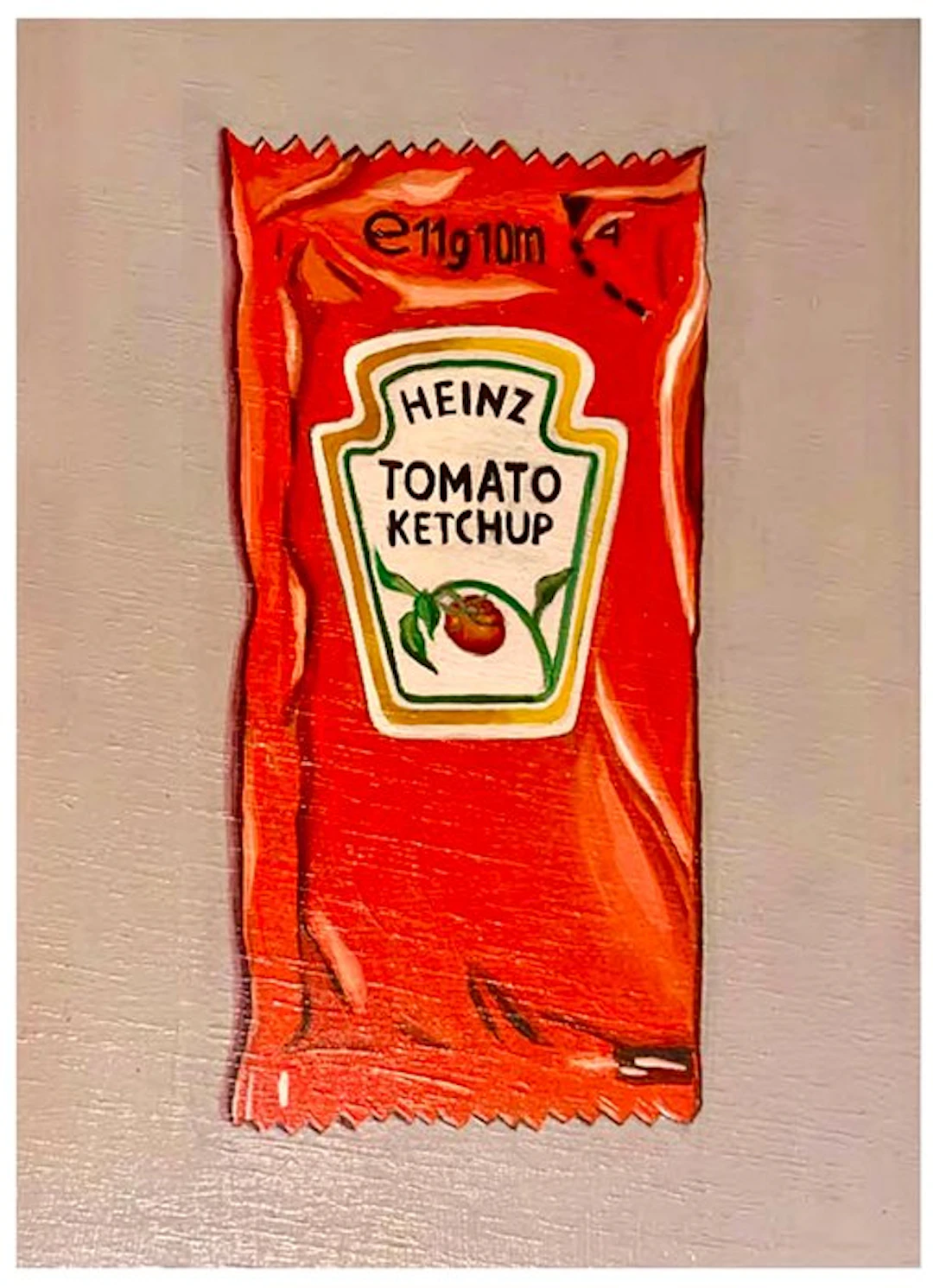 Antonio Valenzuela - Ketchup - Acrilic on wood